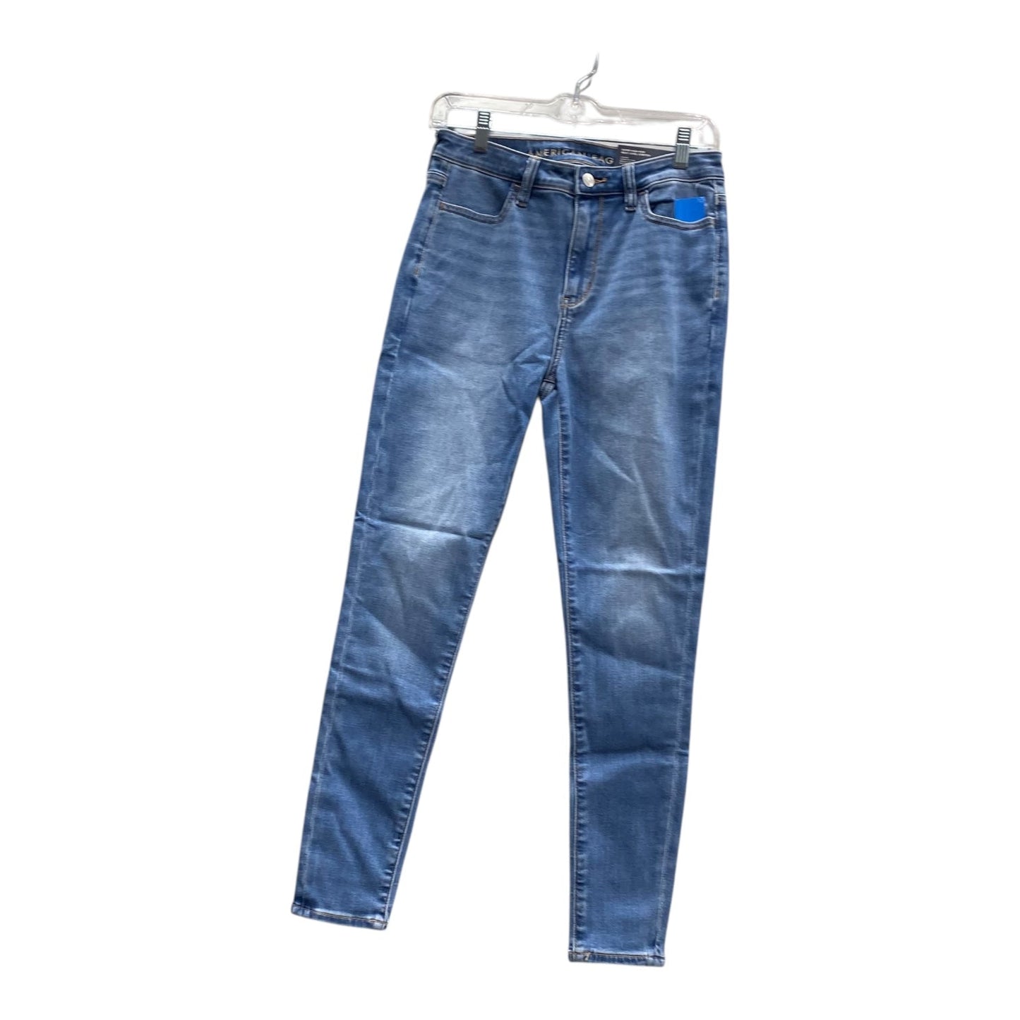Jeans Skinny By American Eagle In Blue, Size:4