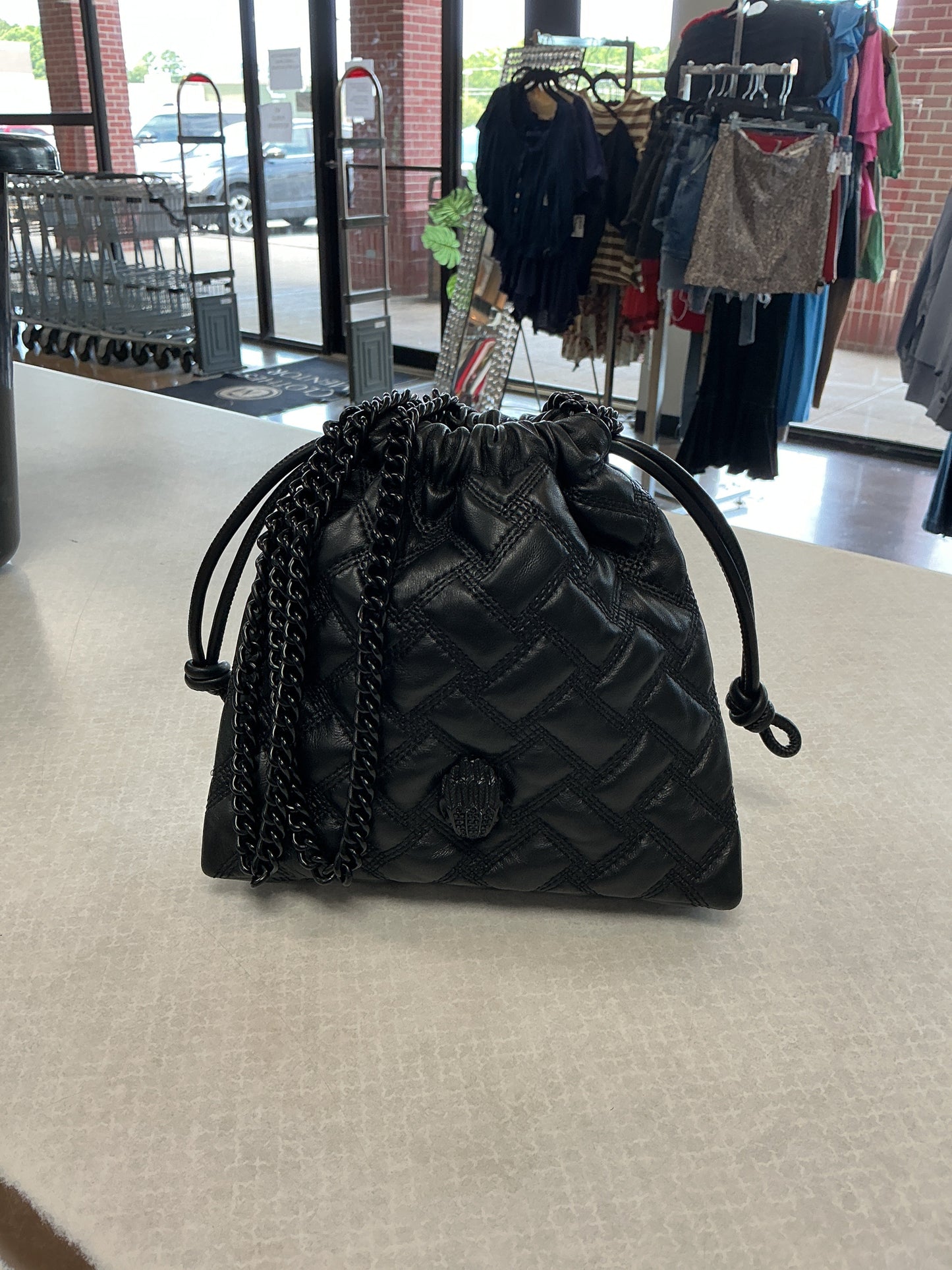 Handbag By Kurt Geiger London In Black, Size:Medium