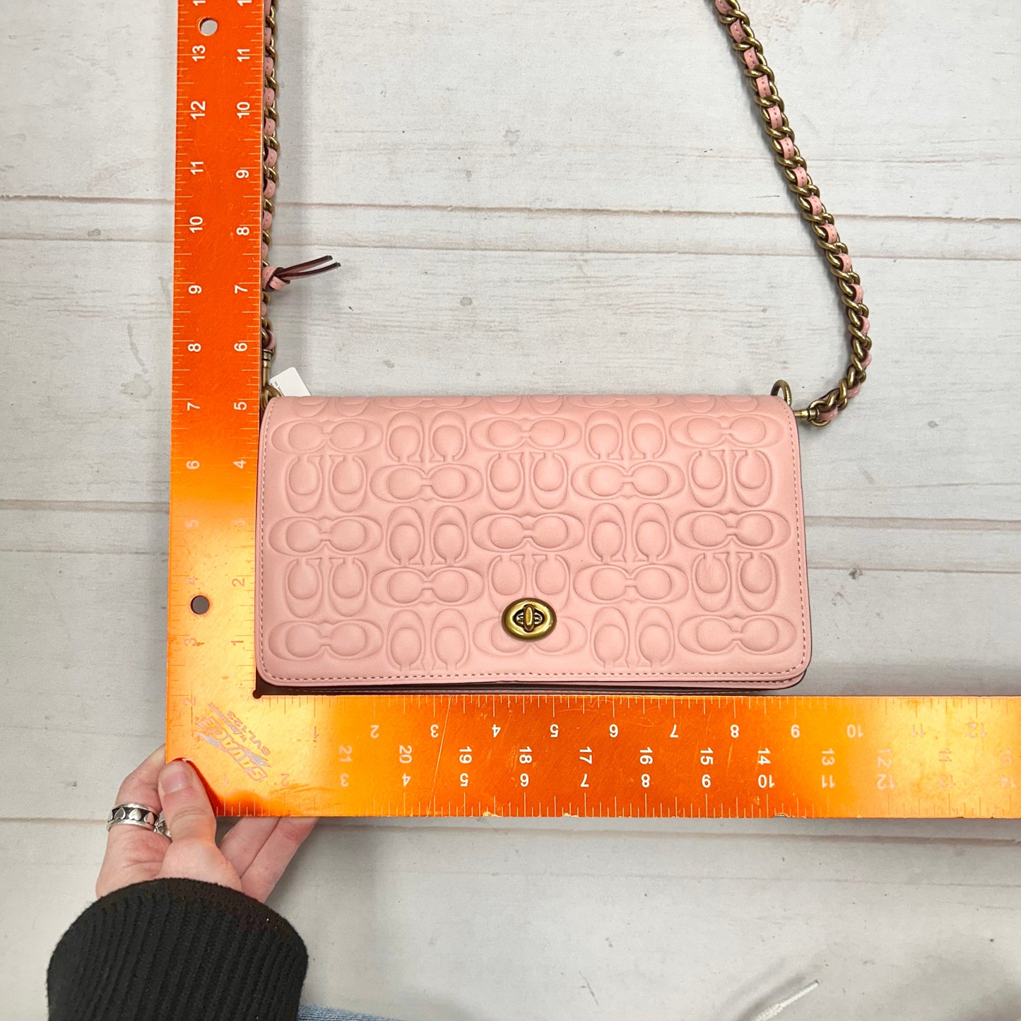 Crossbody Designer By Coach, Size: Medium