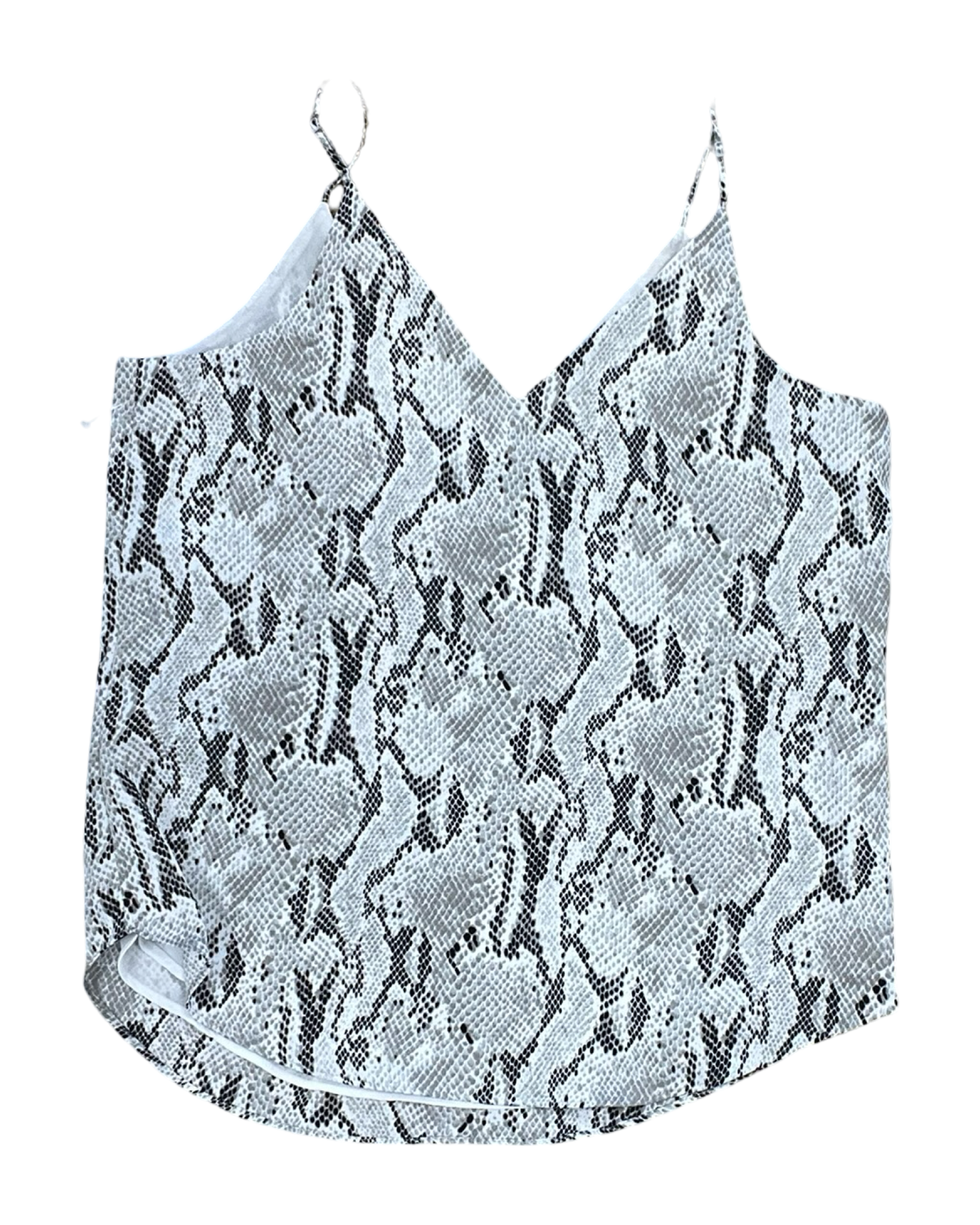 Top Sleeveless By Express In Snakeskin Print, Size:S