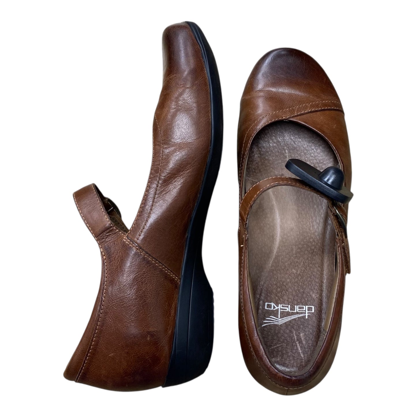 Shoes Flats By Dansko In Brown, Size:8.5