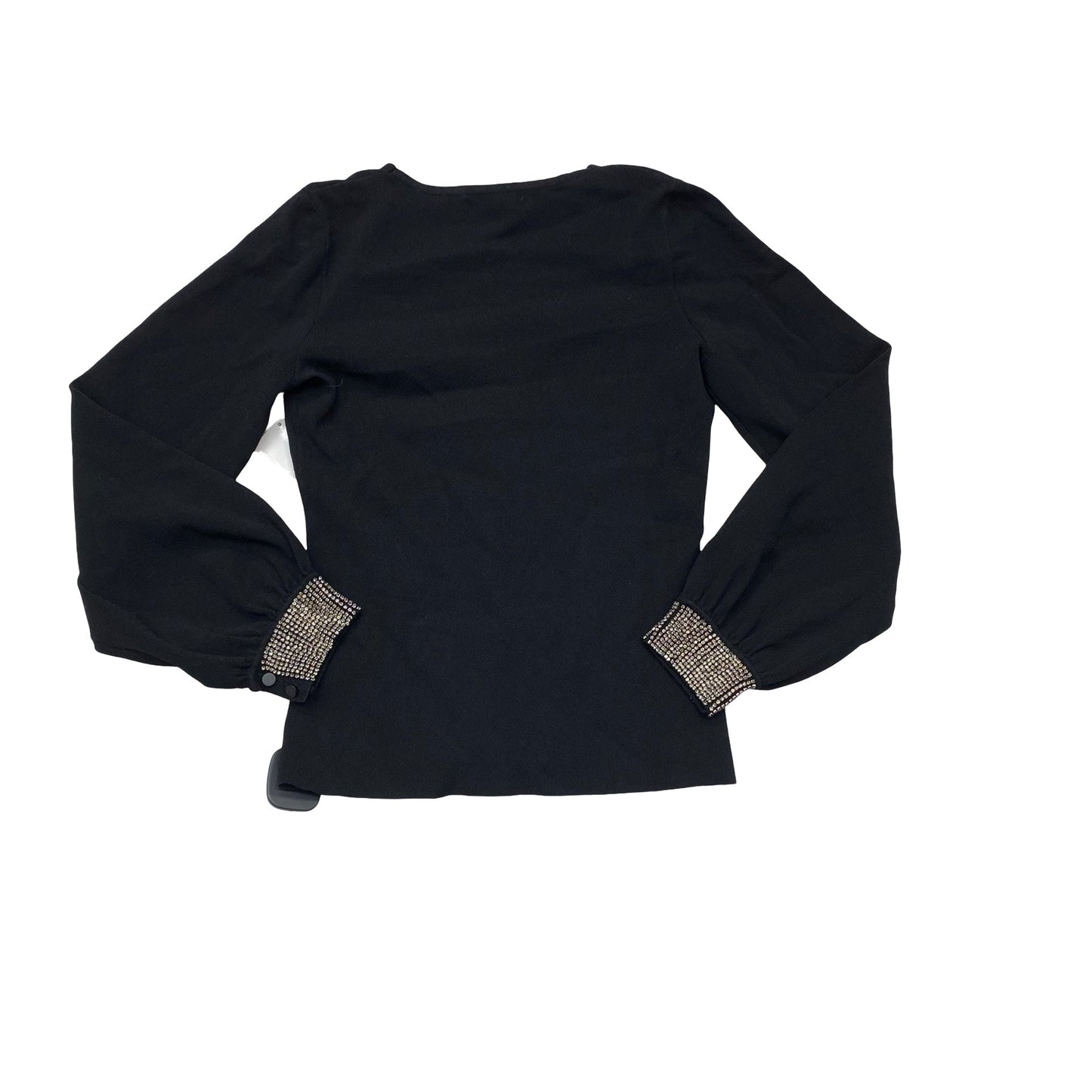 Top Ls Designer By Milly In Black & Silver, Size:S