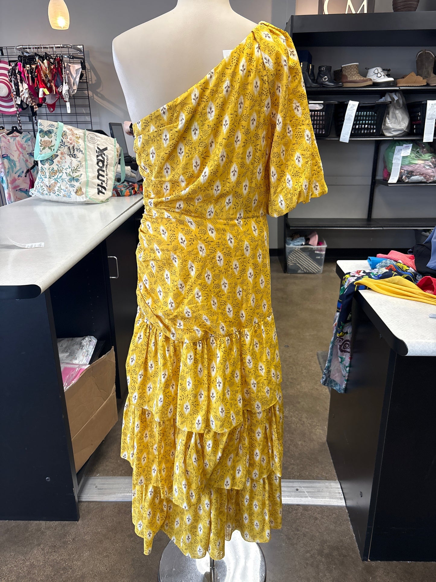 Dress Casual Maxi By Veronica Beard In Yellow, Size:6