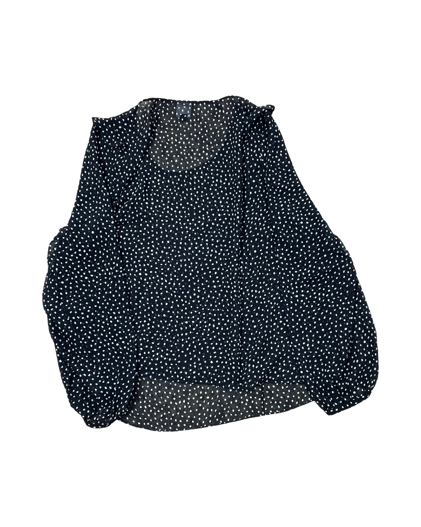 Top Ls By Cabi In Black & White, Size:1X