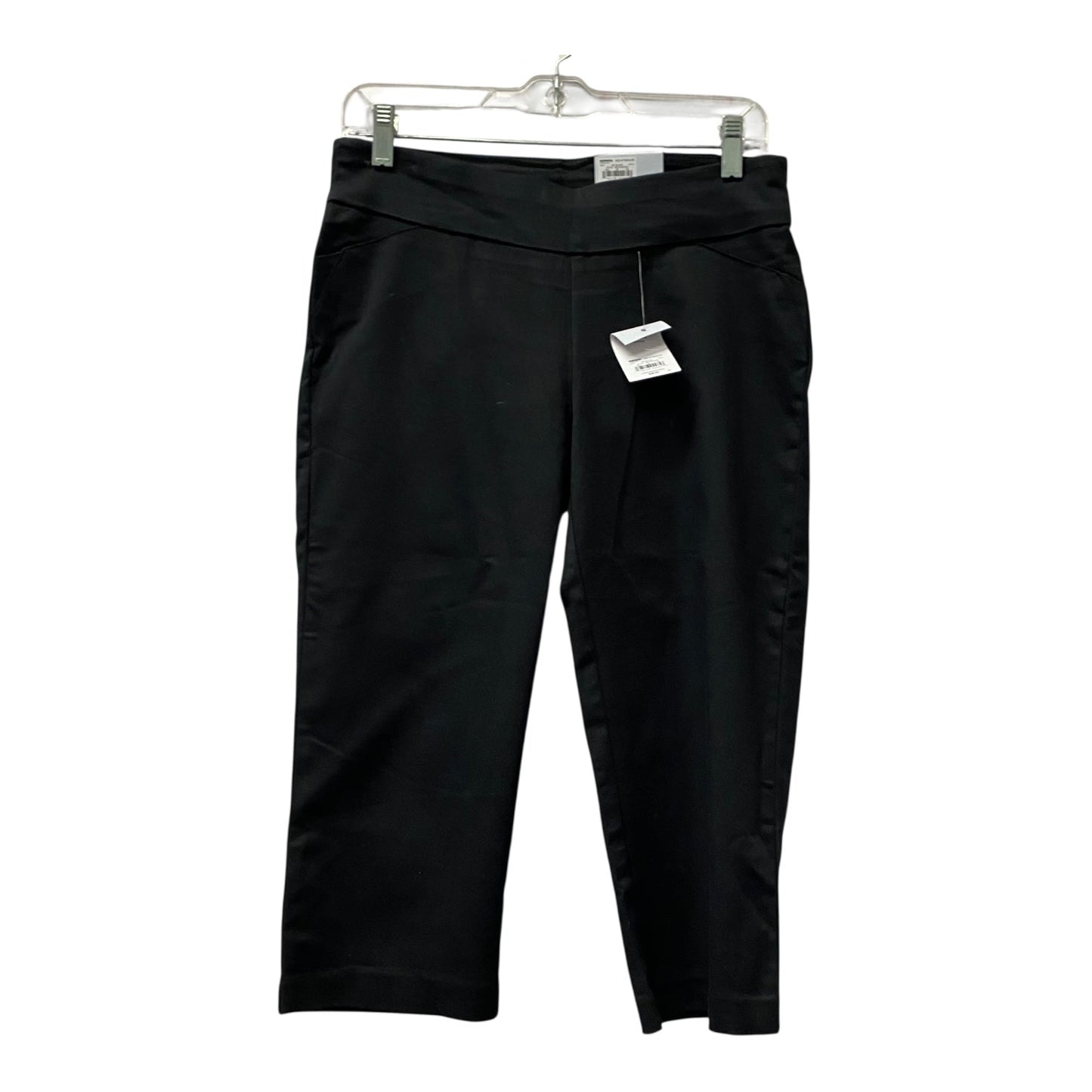 Pants Cropped By Croft And Barrow In Black, Size:4P