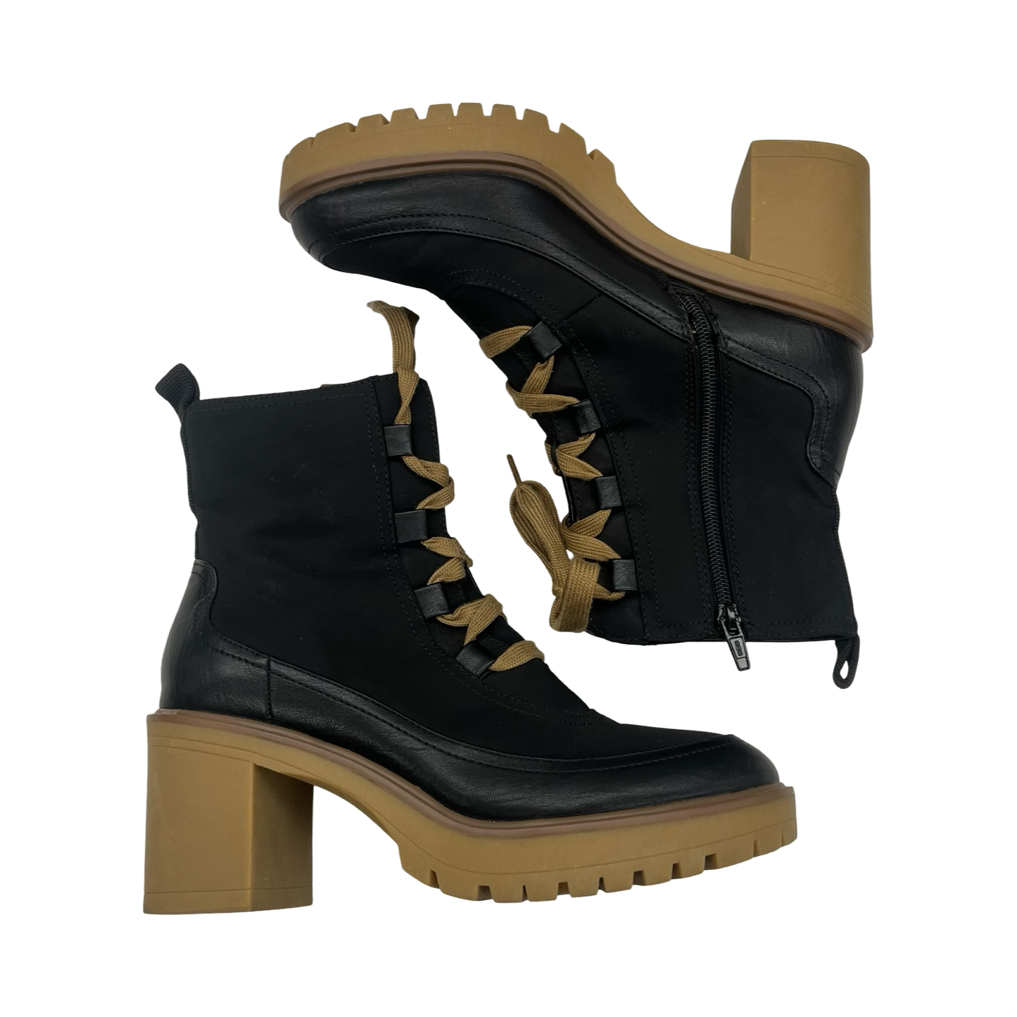 Boots Ankle Heels By Universal Thread In Black, Size:10