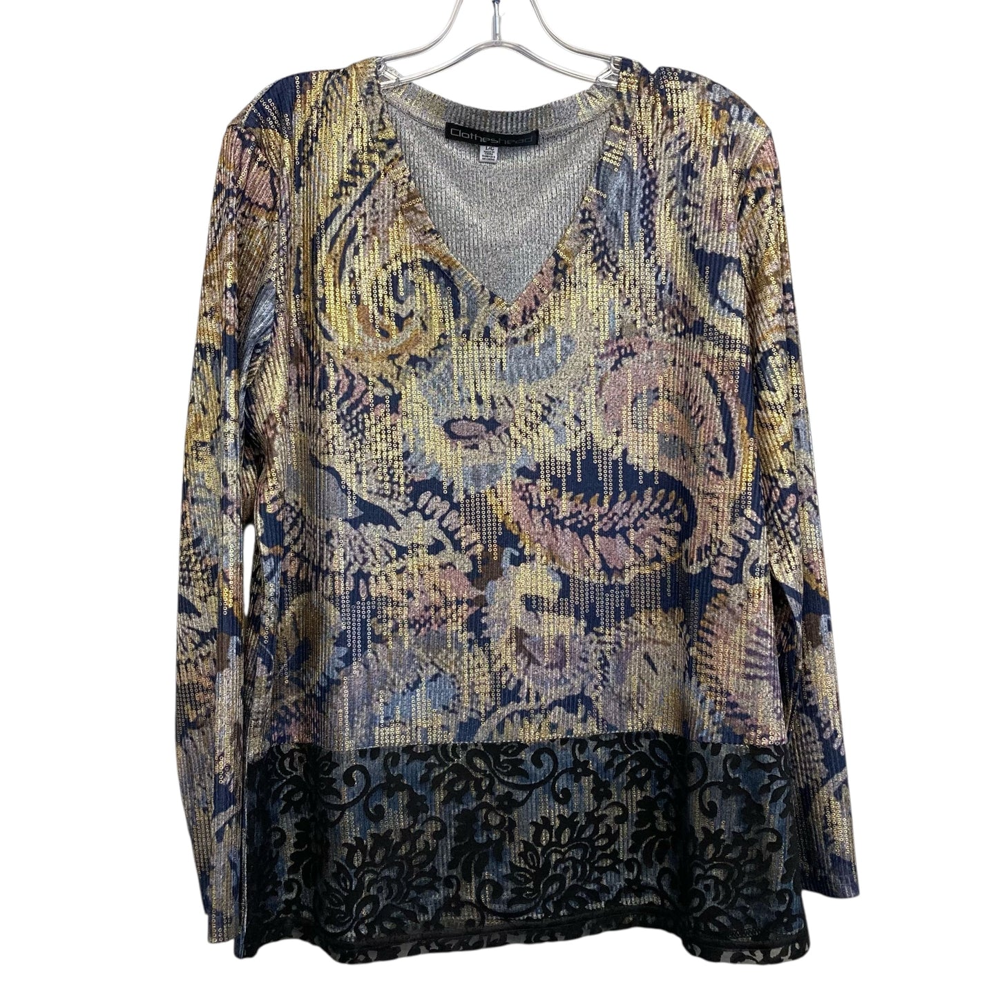 Top Ls By Clotheshead In Paisley Print, Size:L