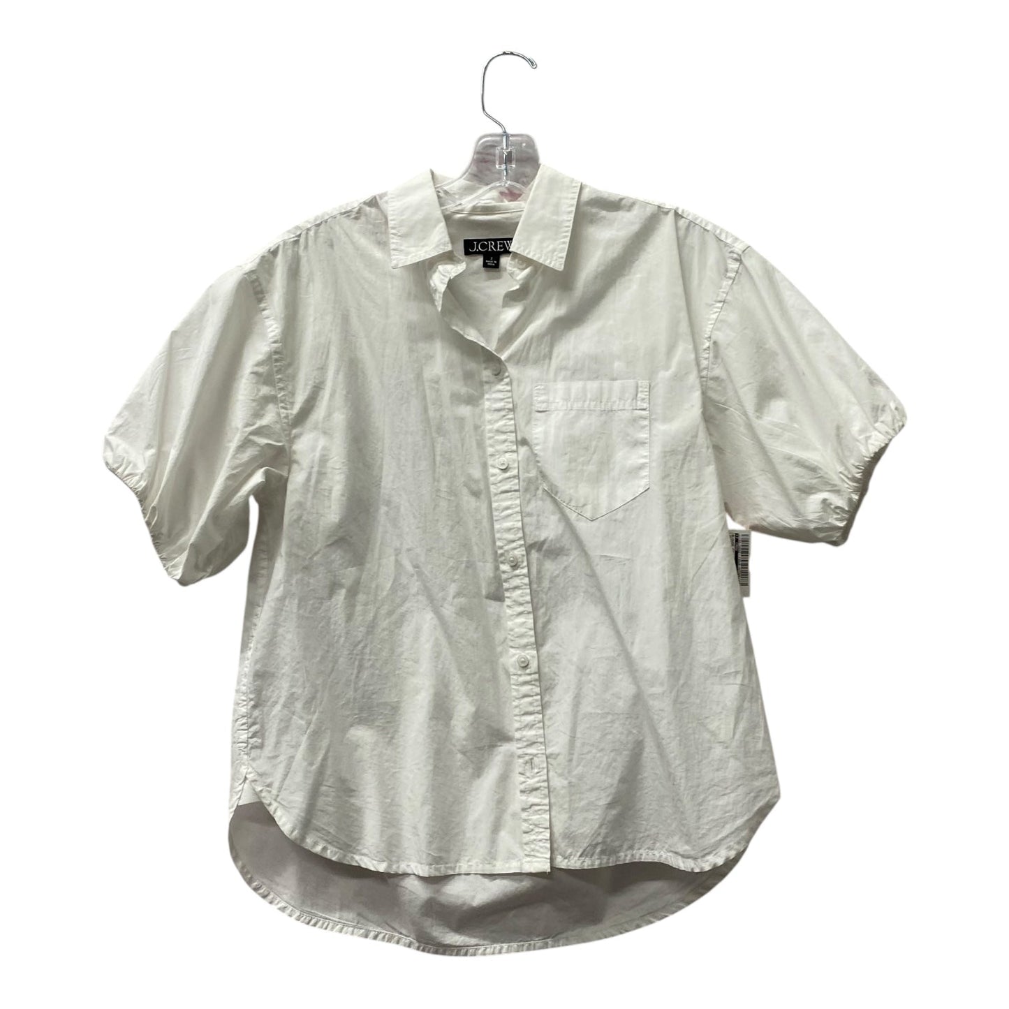 Blouse Ss By J. Crew In White, Size:xS mall