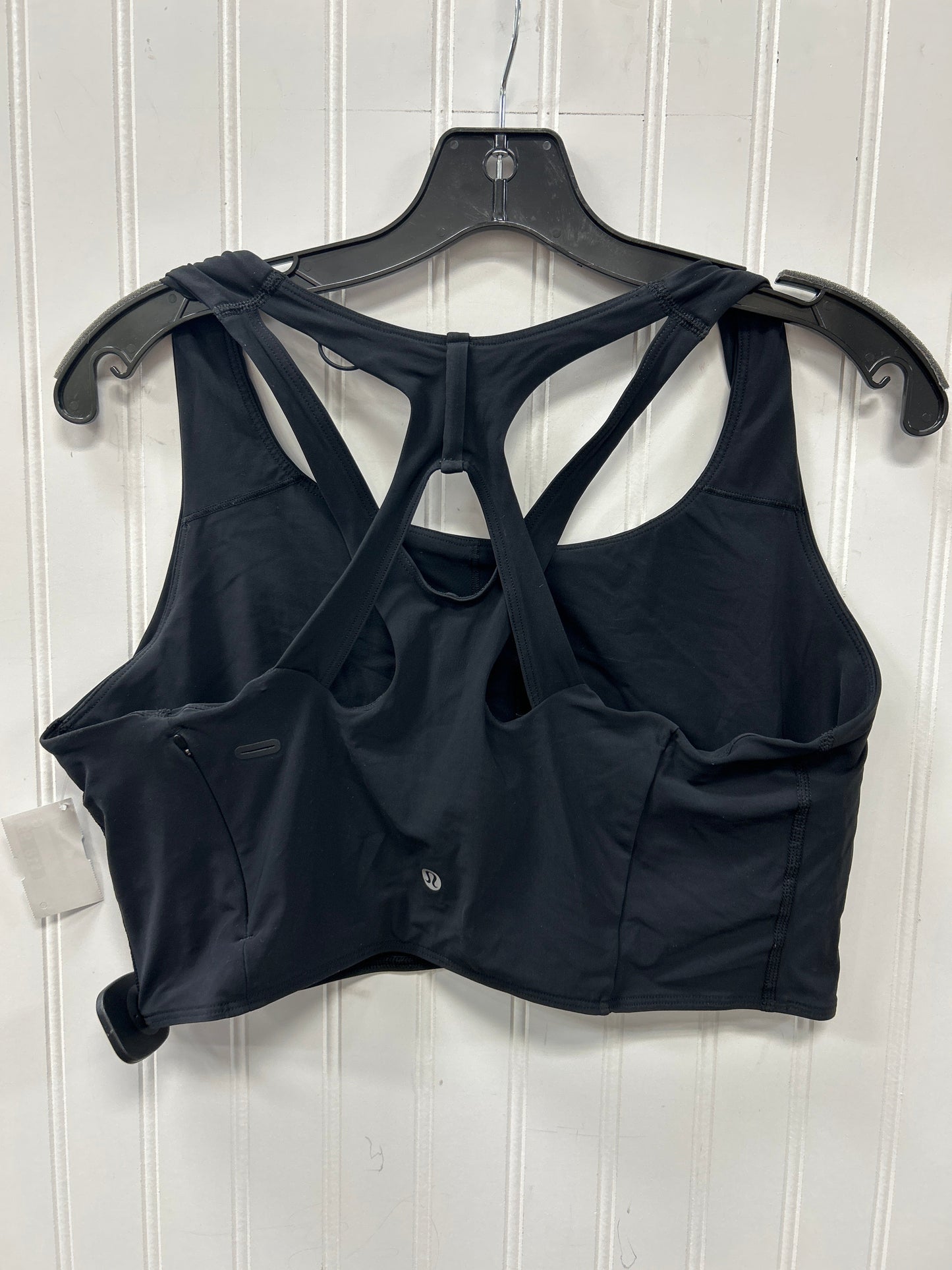 Athletic Tank Top By Lululemon In Black, Size:6