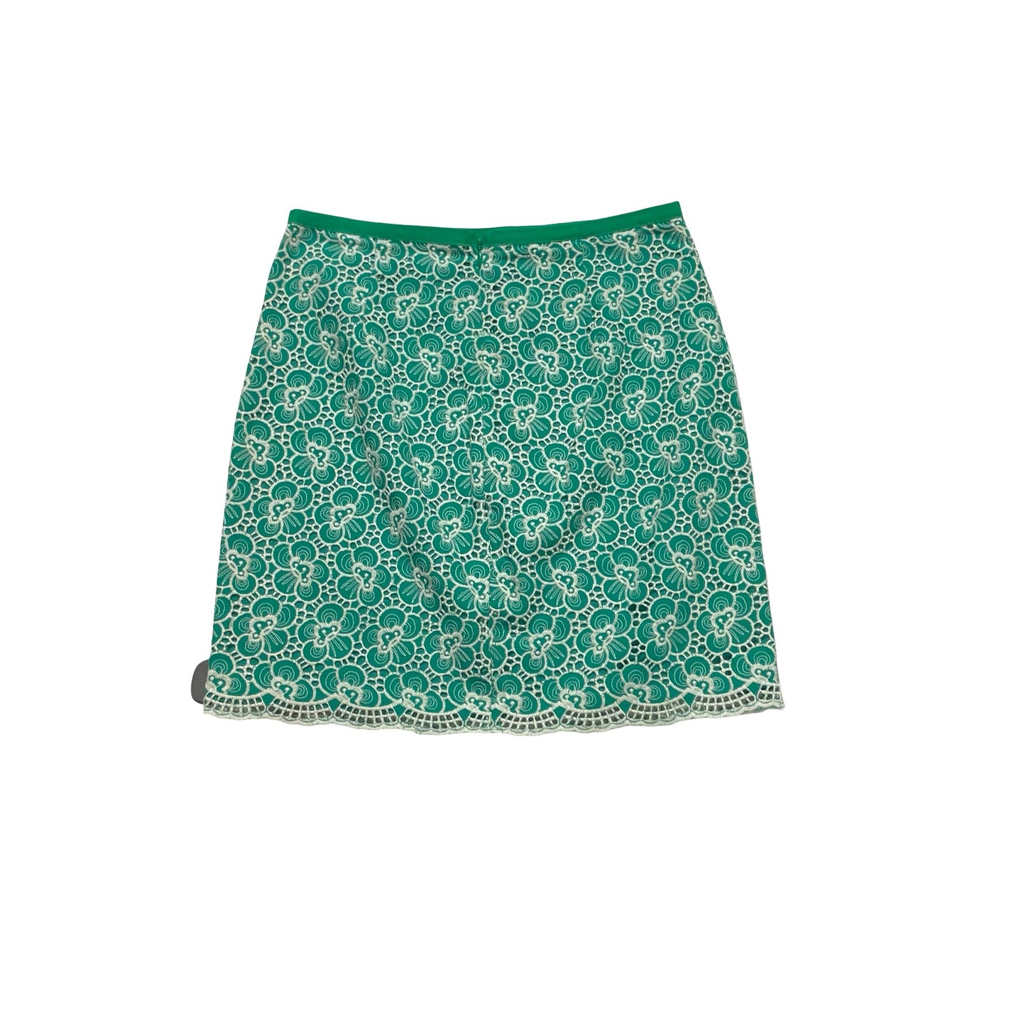 Skirt Mini & Short By J. Crew In Green & White, Size:0