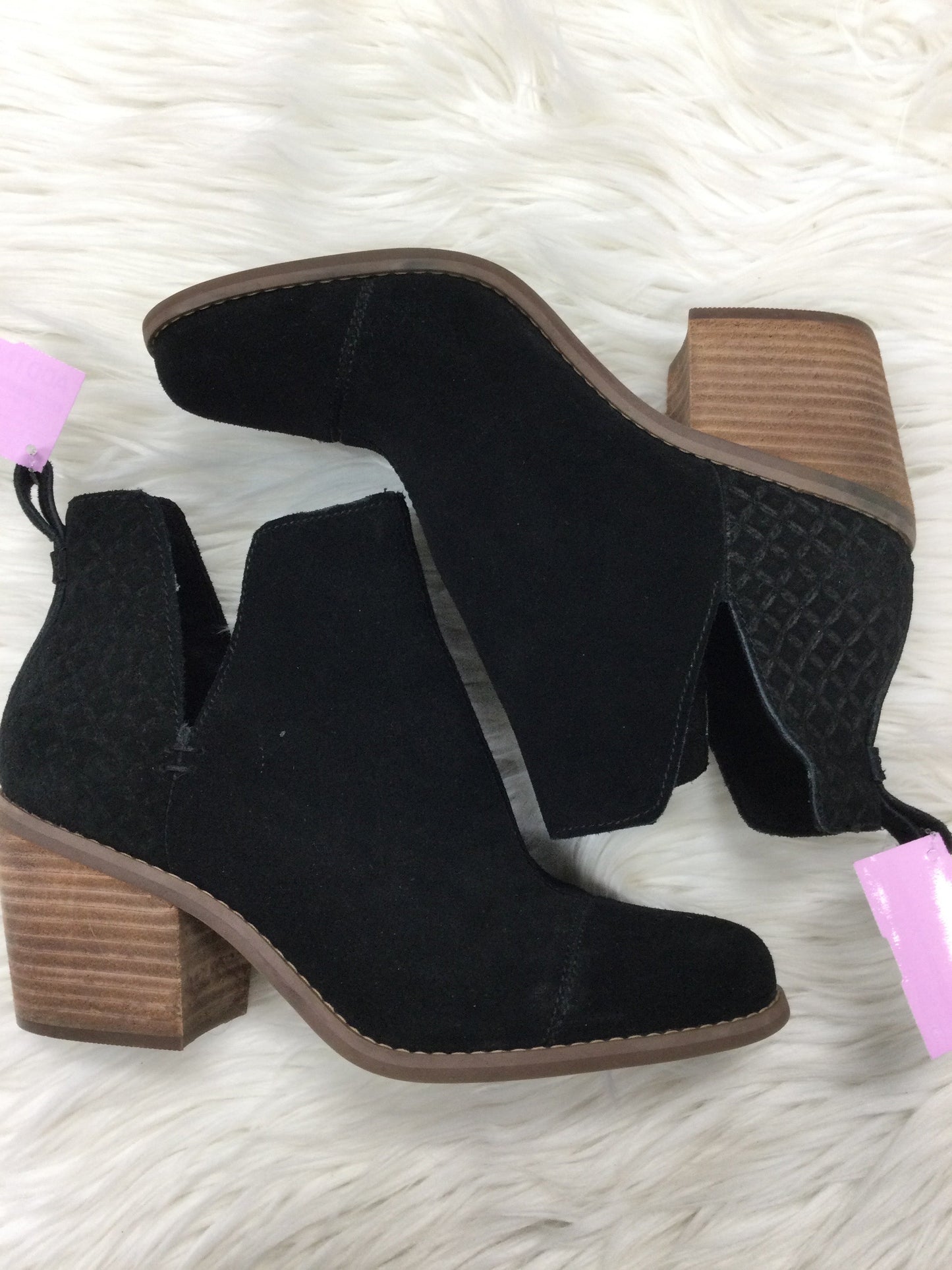 Boots Ankle Heels By Toms In Black, Size:7