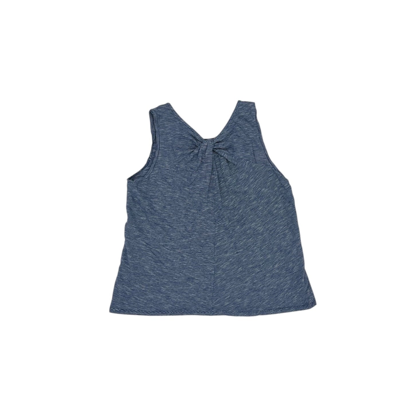 Top Sleeveless By Loft In Blue & White, Size:S