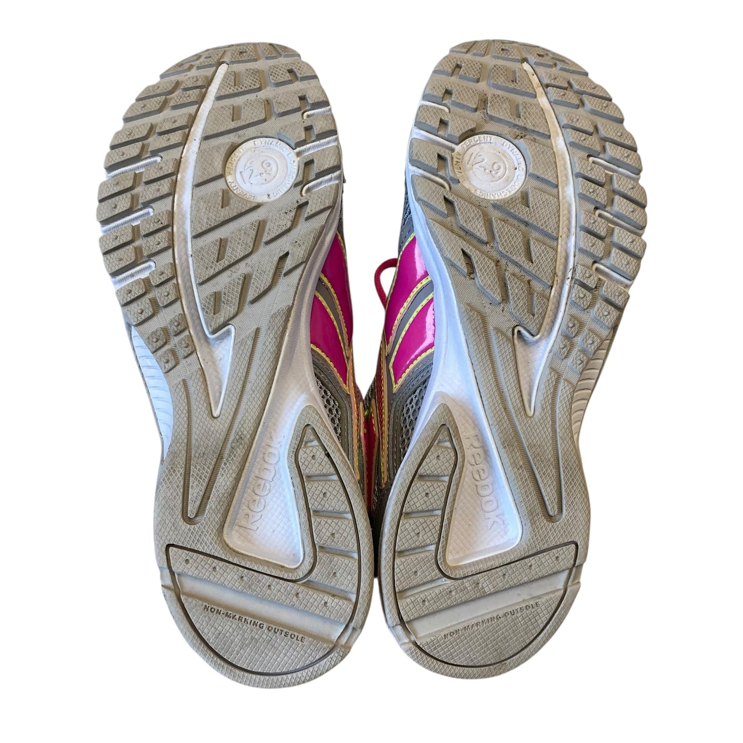 Shoes Athletic By Reebok In Grey & Pink, Size:7