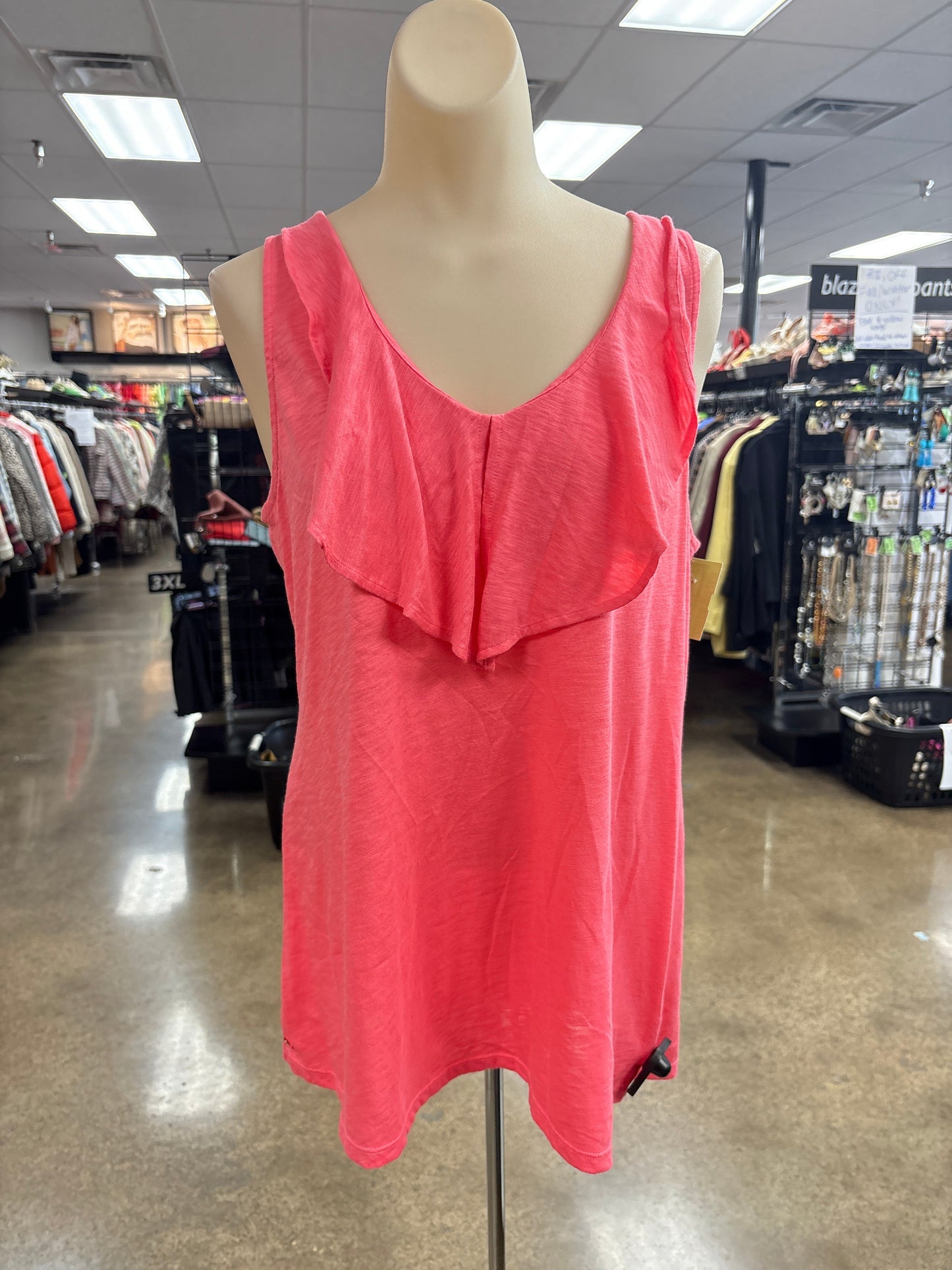 Top Sleeveless Designer By Lilly Pulitzer In Pink, Size:L