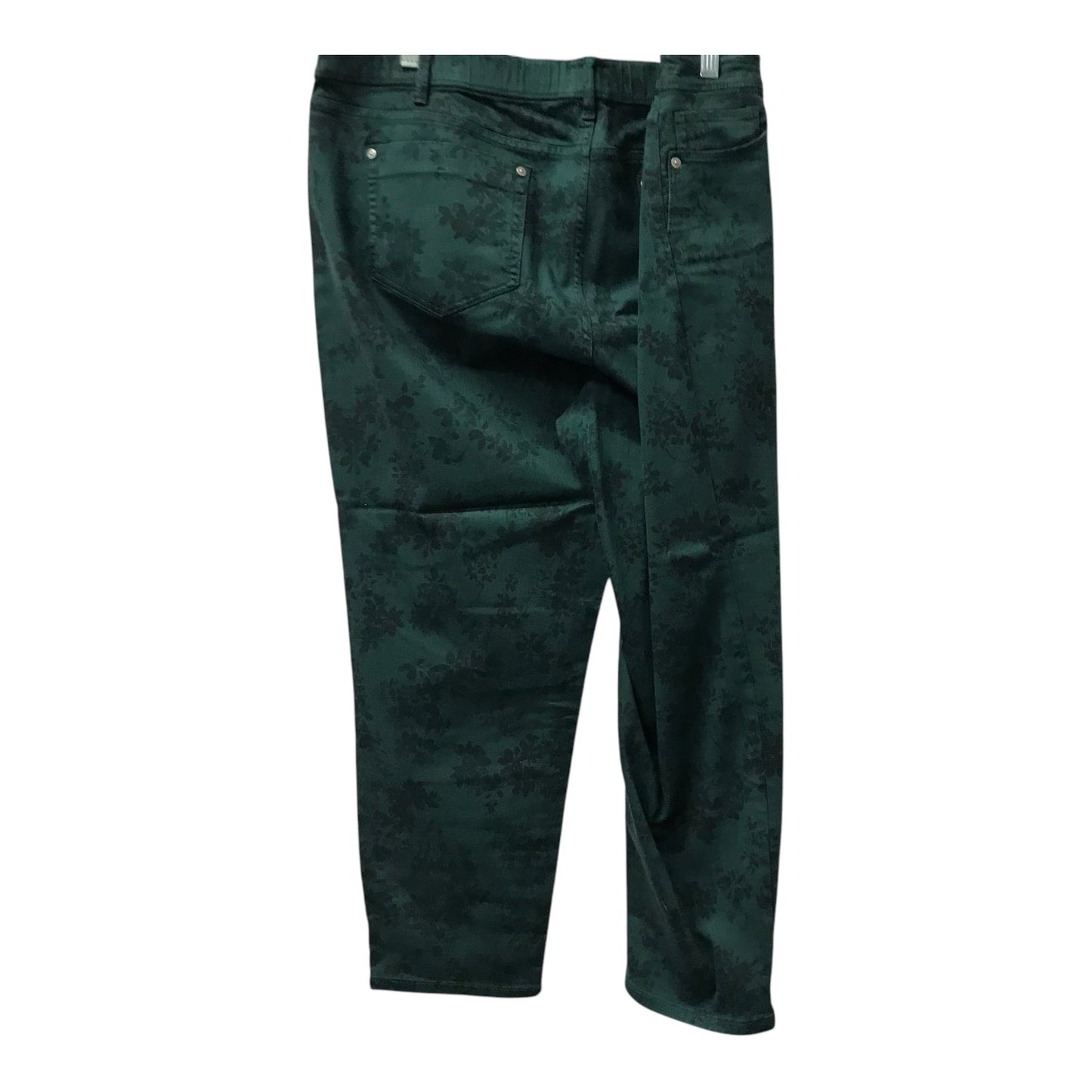 Jeans Boot Cut By J. Jill In Green, Size:18