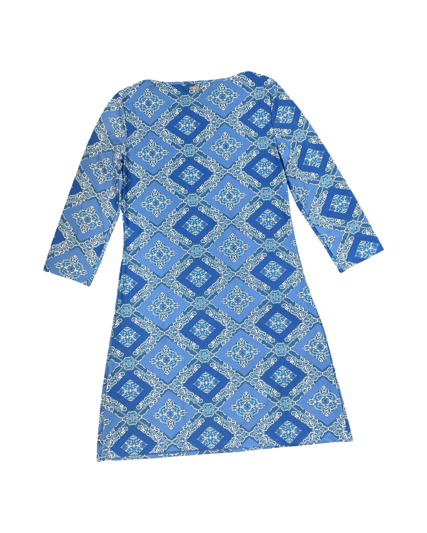 Dress Work By Cabana Life In Blue, Size:Xs