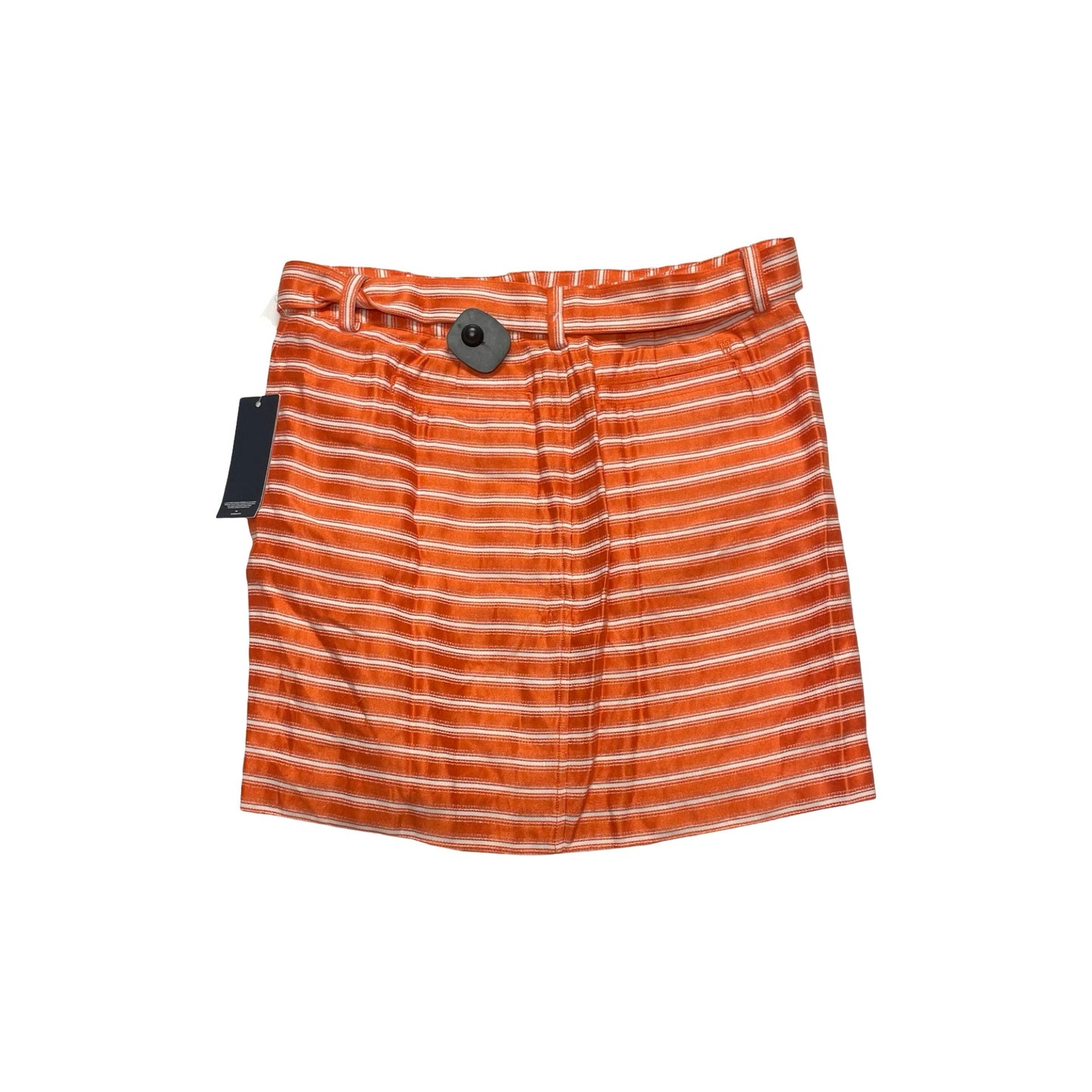 Skirt Mini & Short By Tommy Hilfiger In Orange & White, Size:4