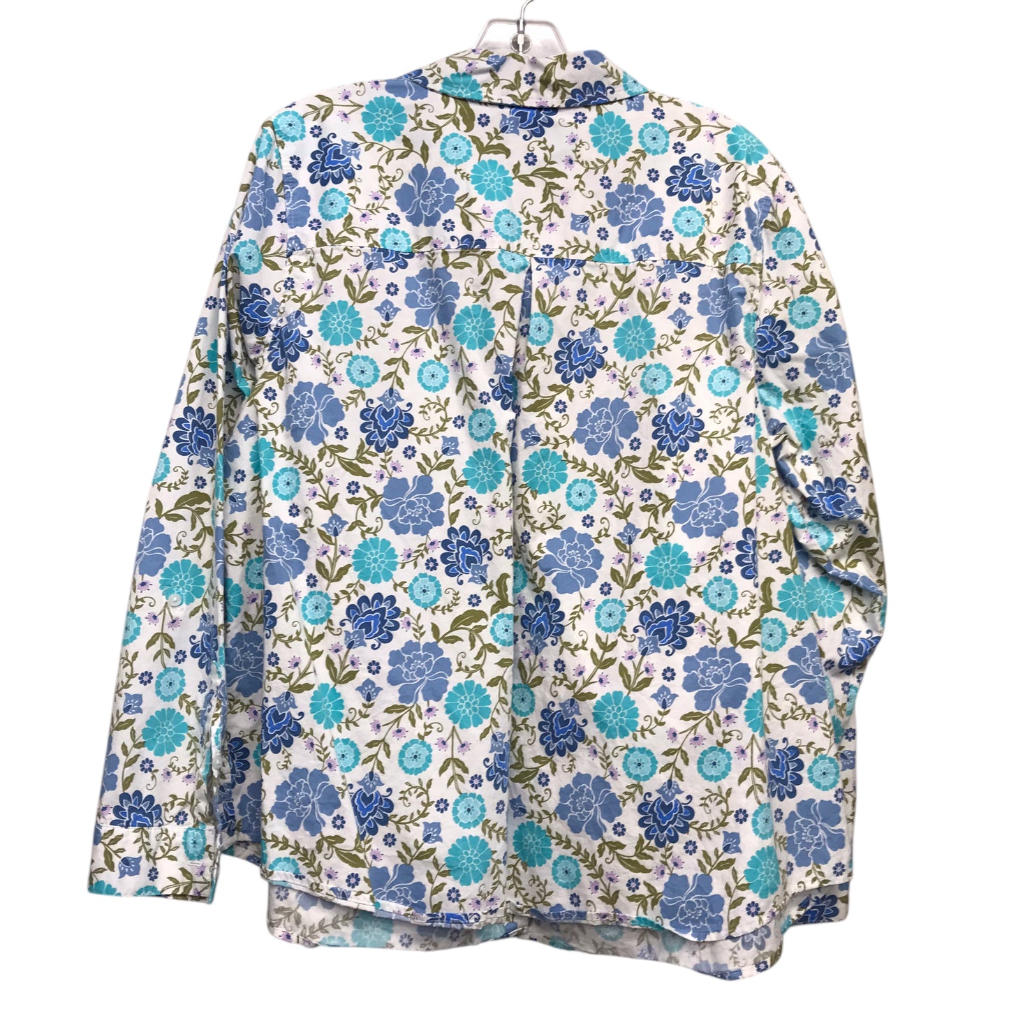 Top Ls By Croft And Barrow In Floral Print, Size:1X