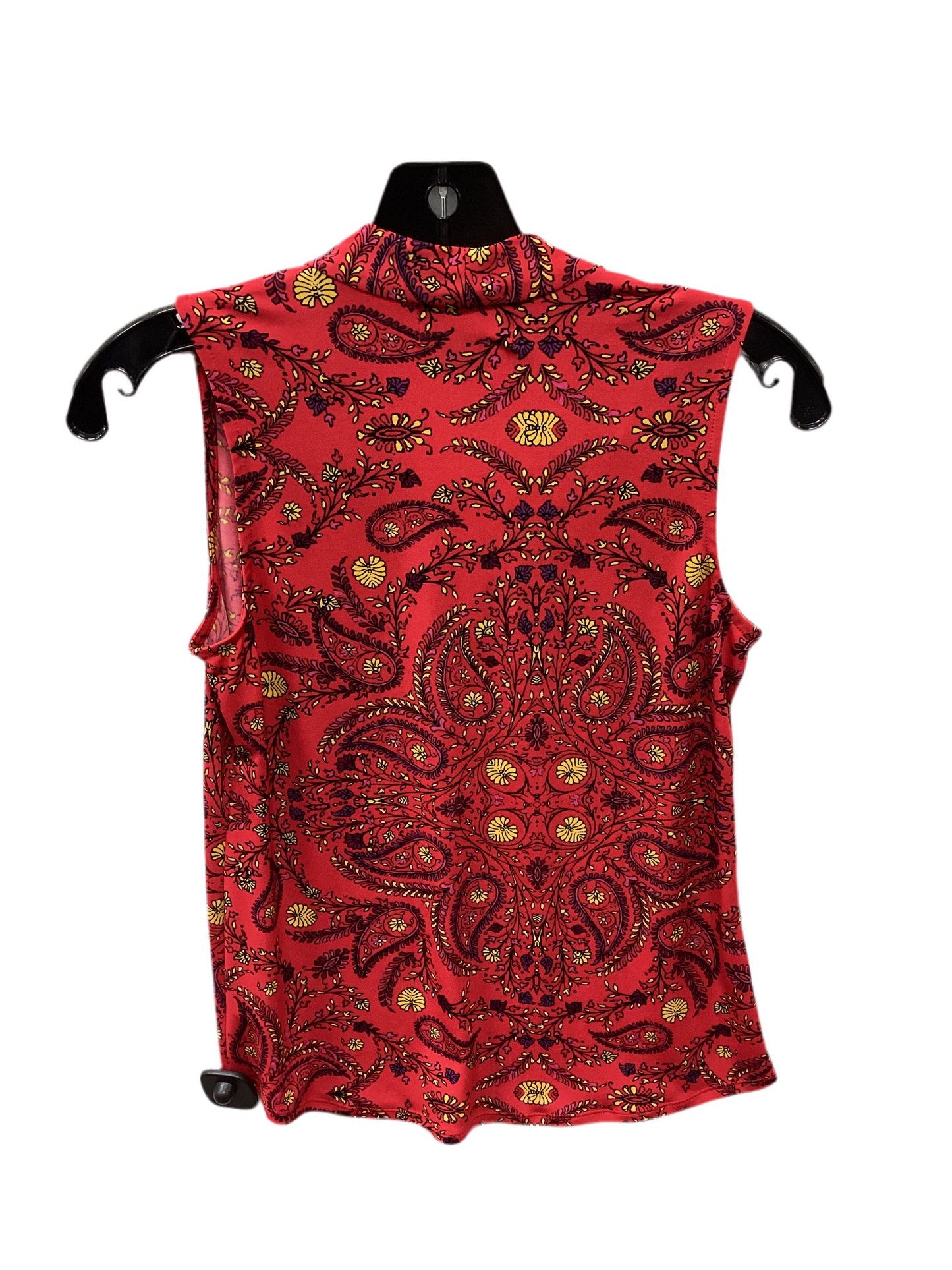 Top Sleeveless By Liz Claiborne In Red, Size:Xsp
