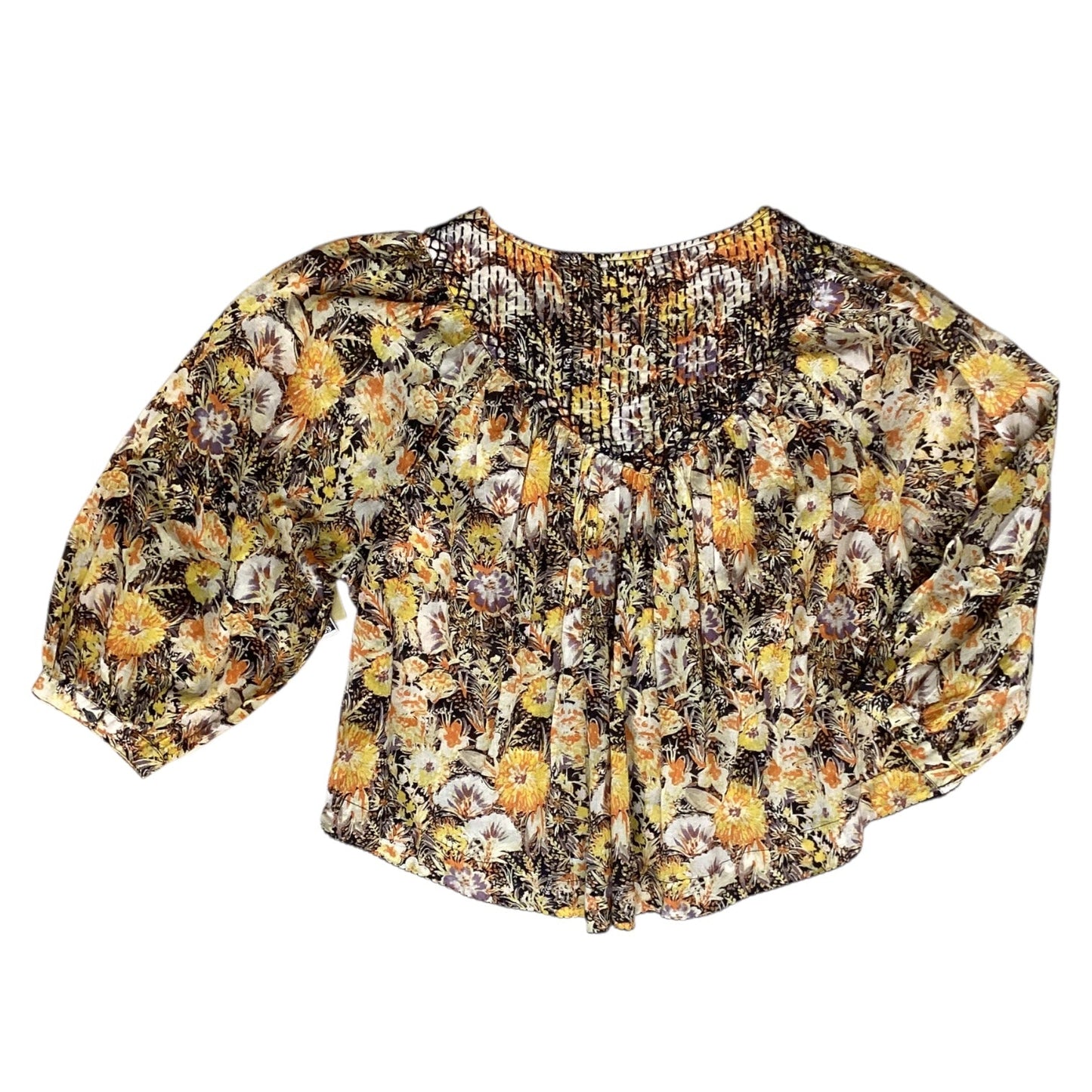 Blouse Ls By We The Free In Floral Print, Size:S