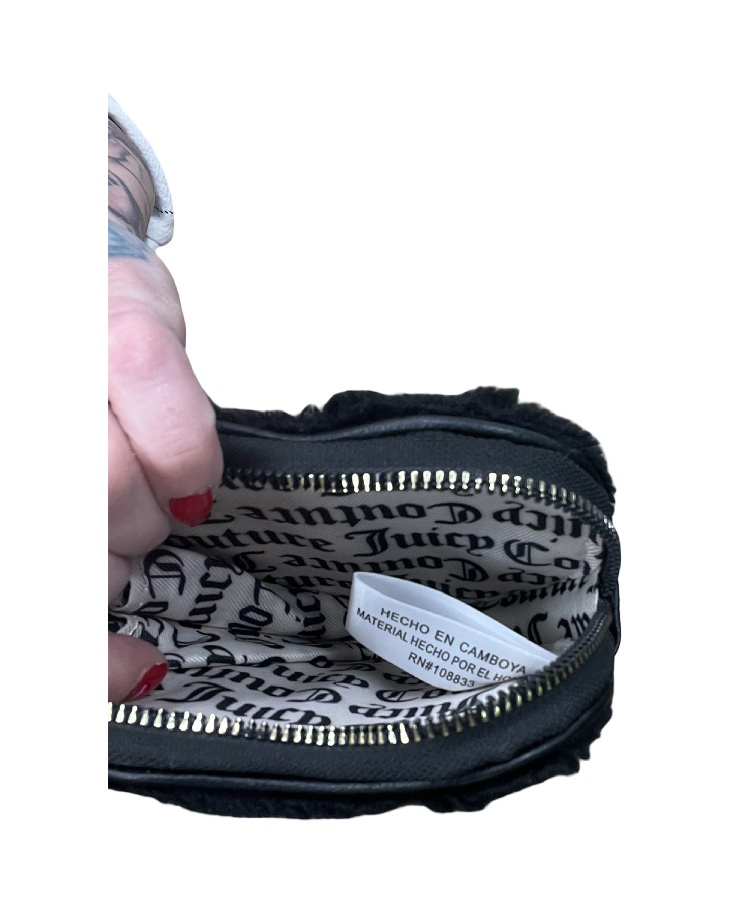 Coin Purse By Juicy Couture In Black, Size:Medium