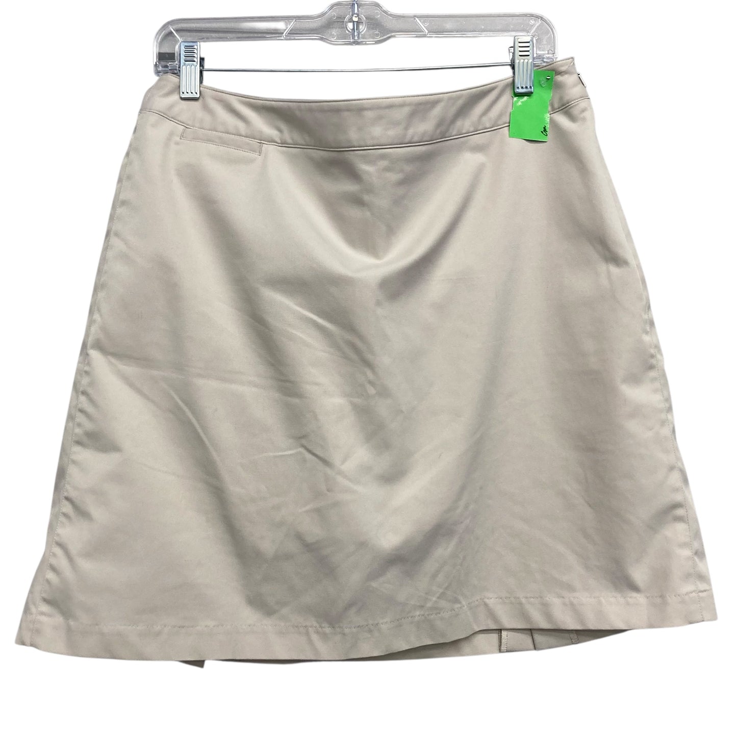 Athletic Skort By Adidas In Tan, Size:M