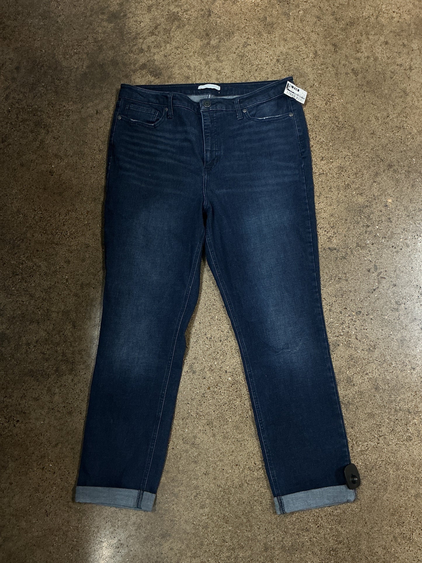 Jeans Skinny By Lc Lauren Conrad In Blue Denim, Size:18