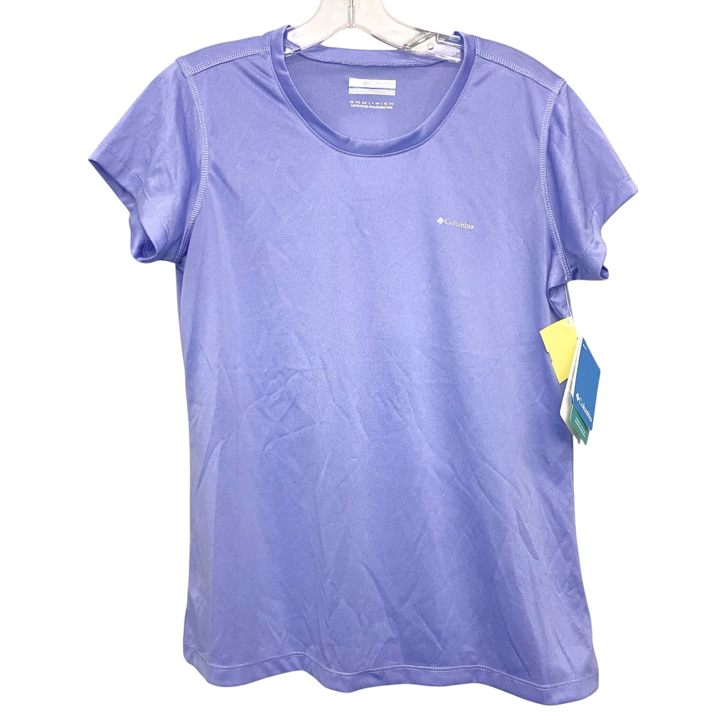 Athletic Top Ss By Columbia In Purple, Size:M