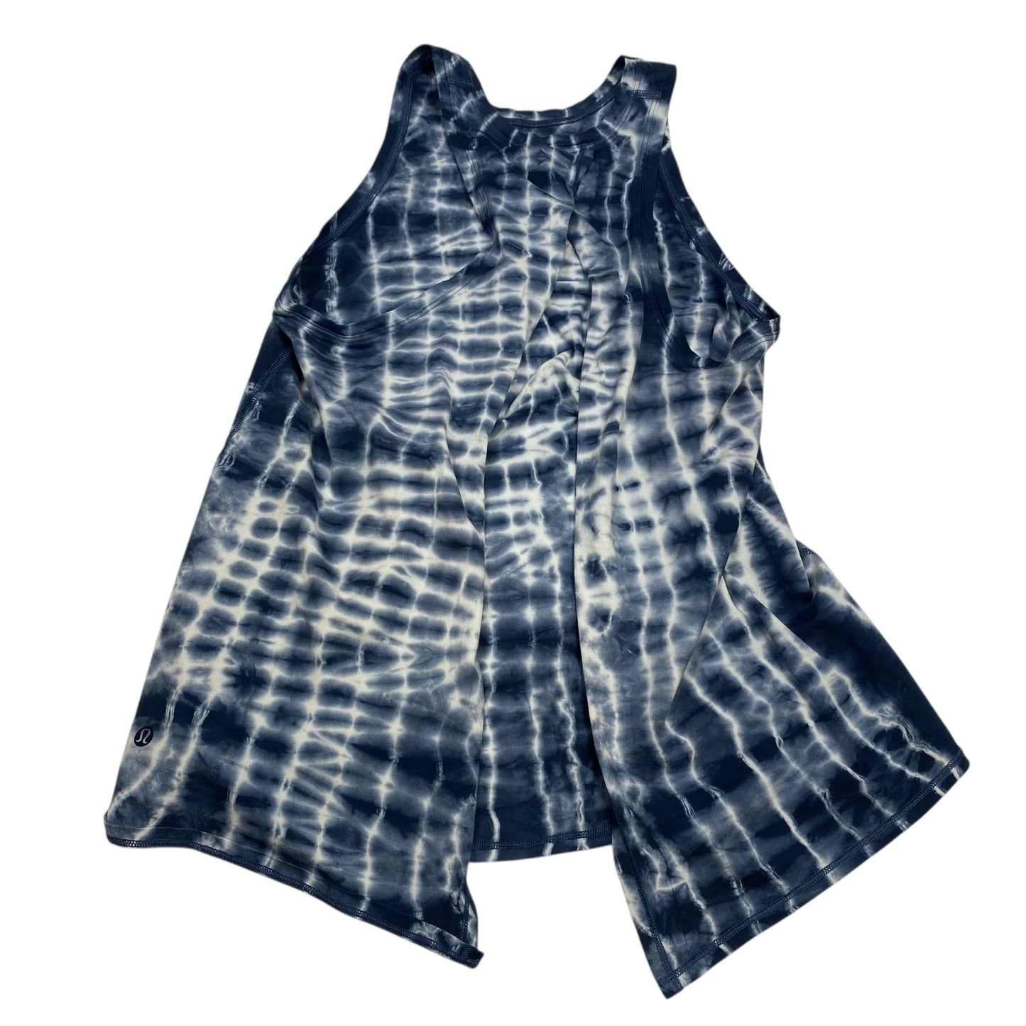 Athletic Tank Top By Lululemon In Blue & White, Size:S