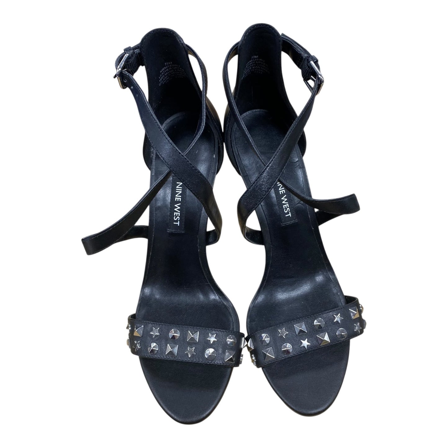 Shoes Heels Stiletto By Nine West In Black, Size:7.5