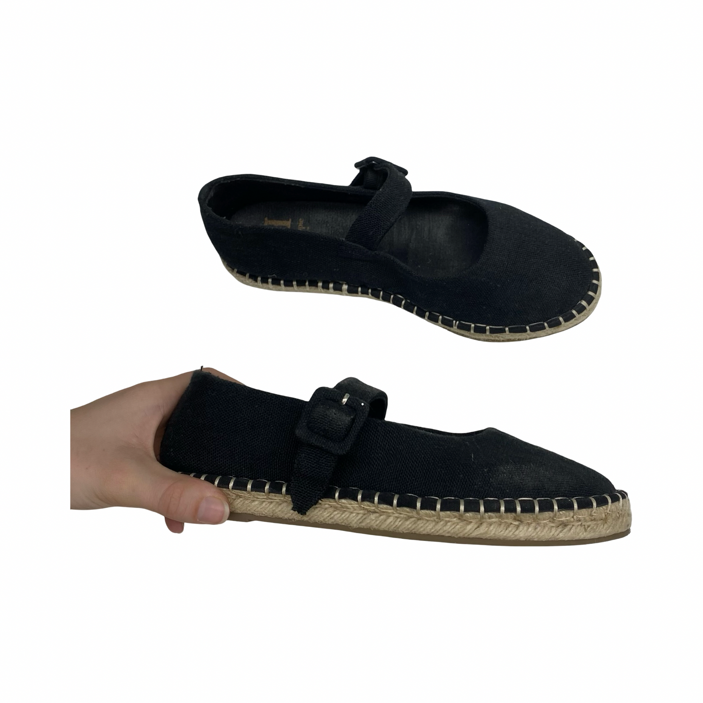 Shoes Flats By Haute Hippie In Black, Size:7.5