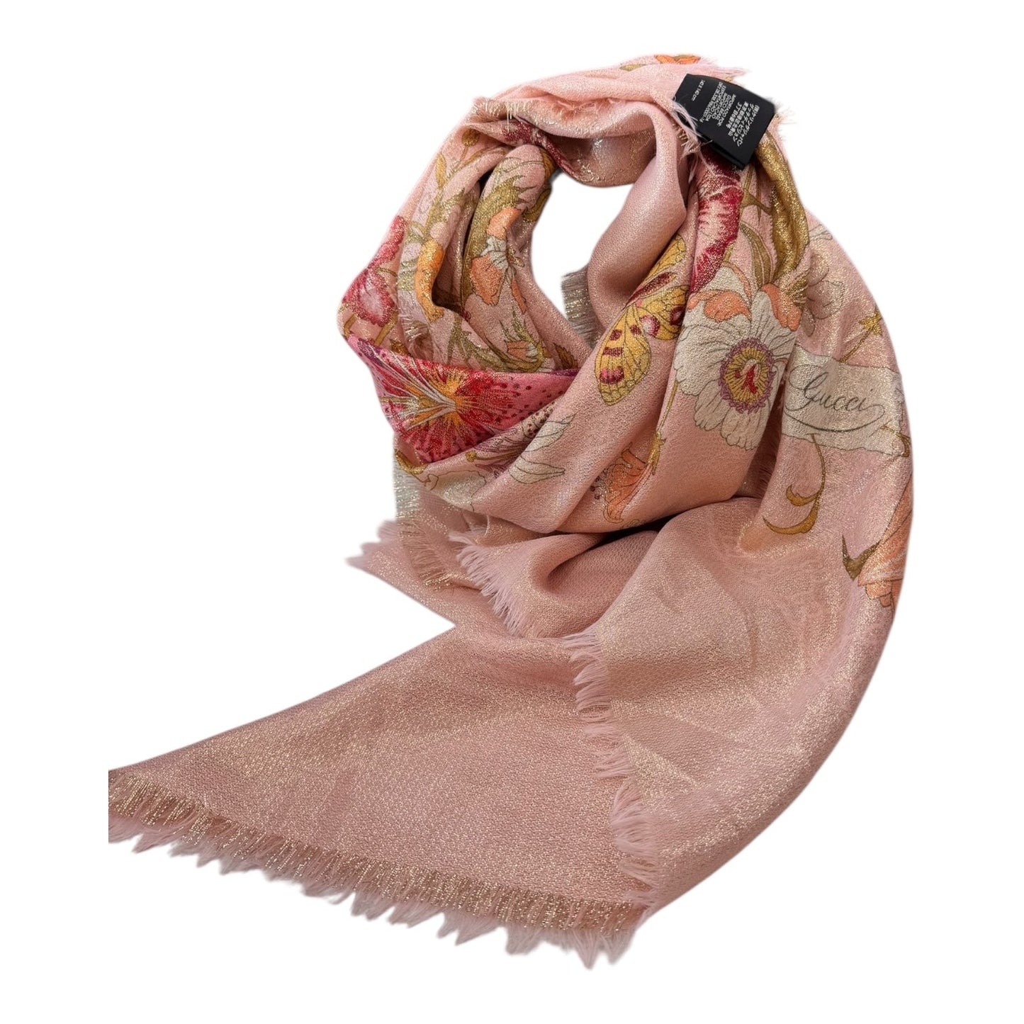 Scarf Luxury Designer By Gucci In Pink