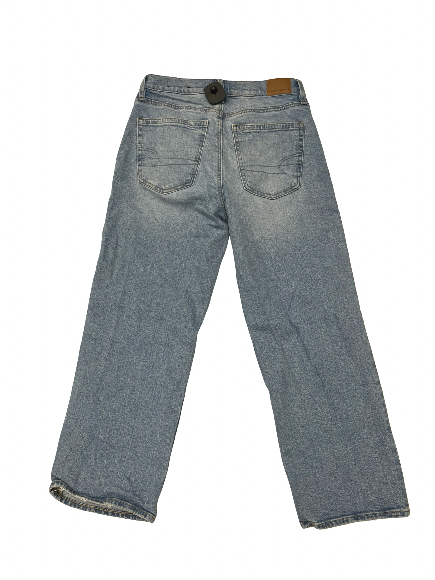 Jeans Straight By American Eagle In Blue Denim, Size:4P