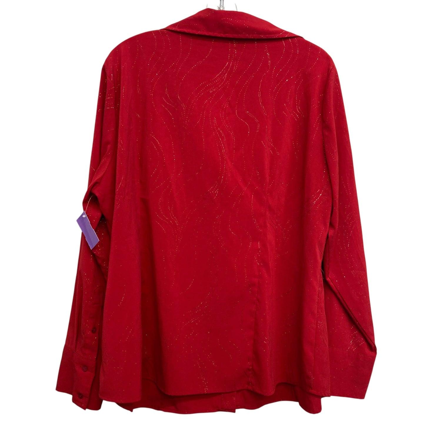 Top Ls By Croft And Barrow In Red, Size:1X