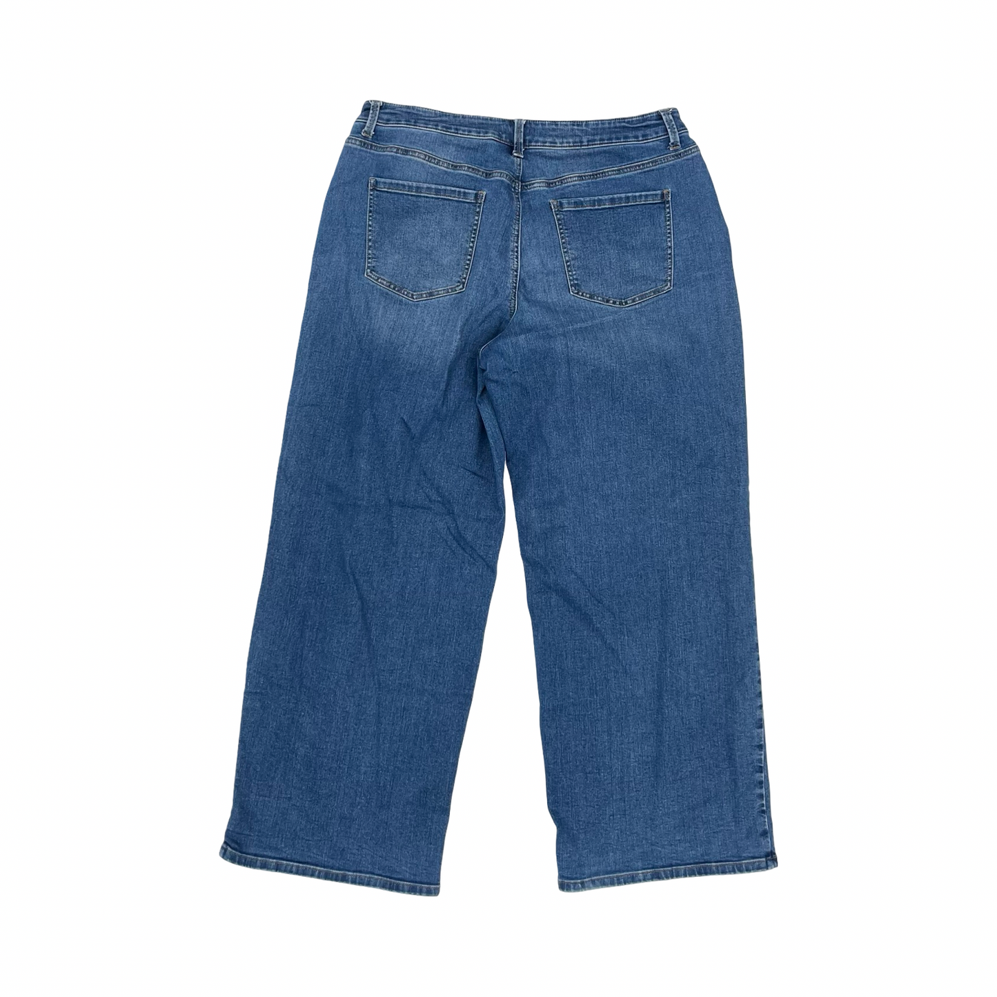 Jeans Wide Leg By Maurices In Blue Denim, Size:18
