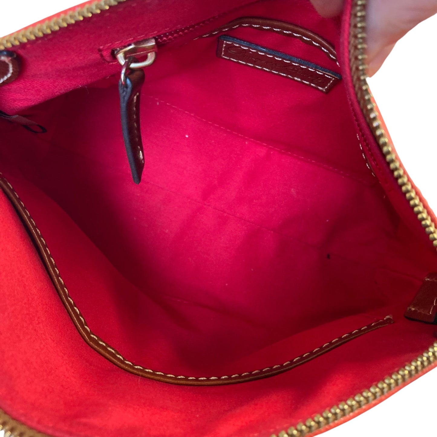 Crossbody Designer By Dooney And Bourke In Orange, Size:Medium