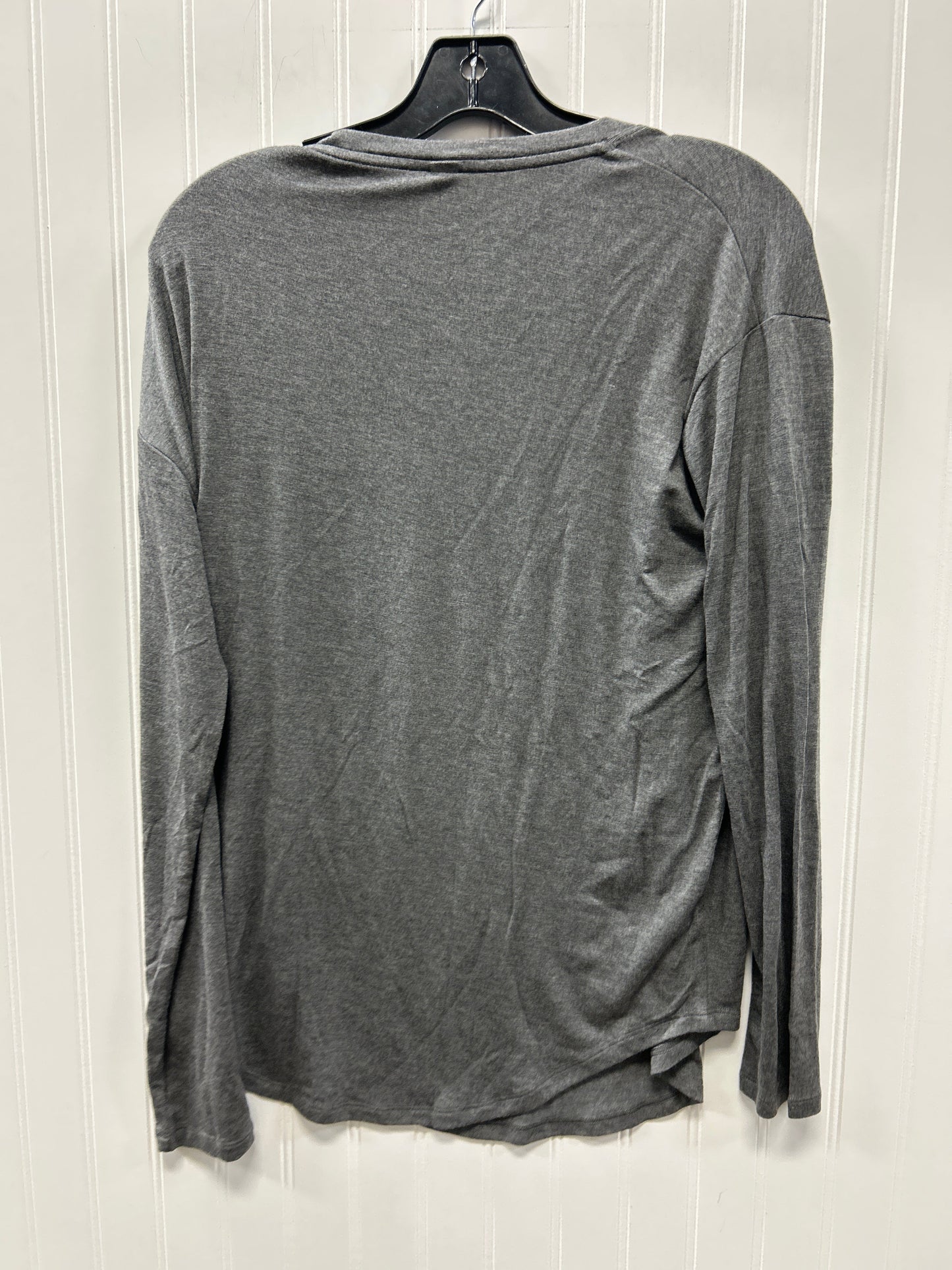 Athletic Top Ls Collar By Athleta In Grey, Size:S