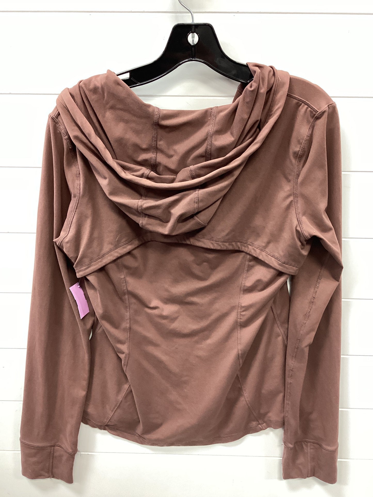 Athletic Jacket By Cmc In Brown, Size:1X