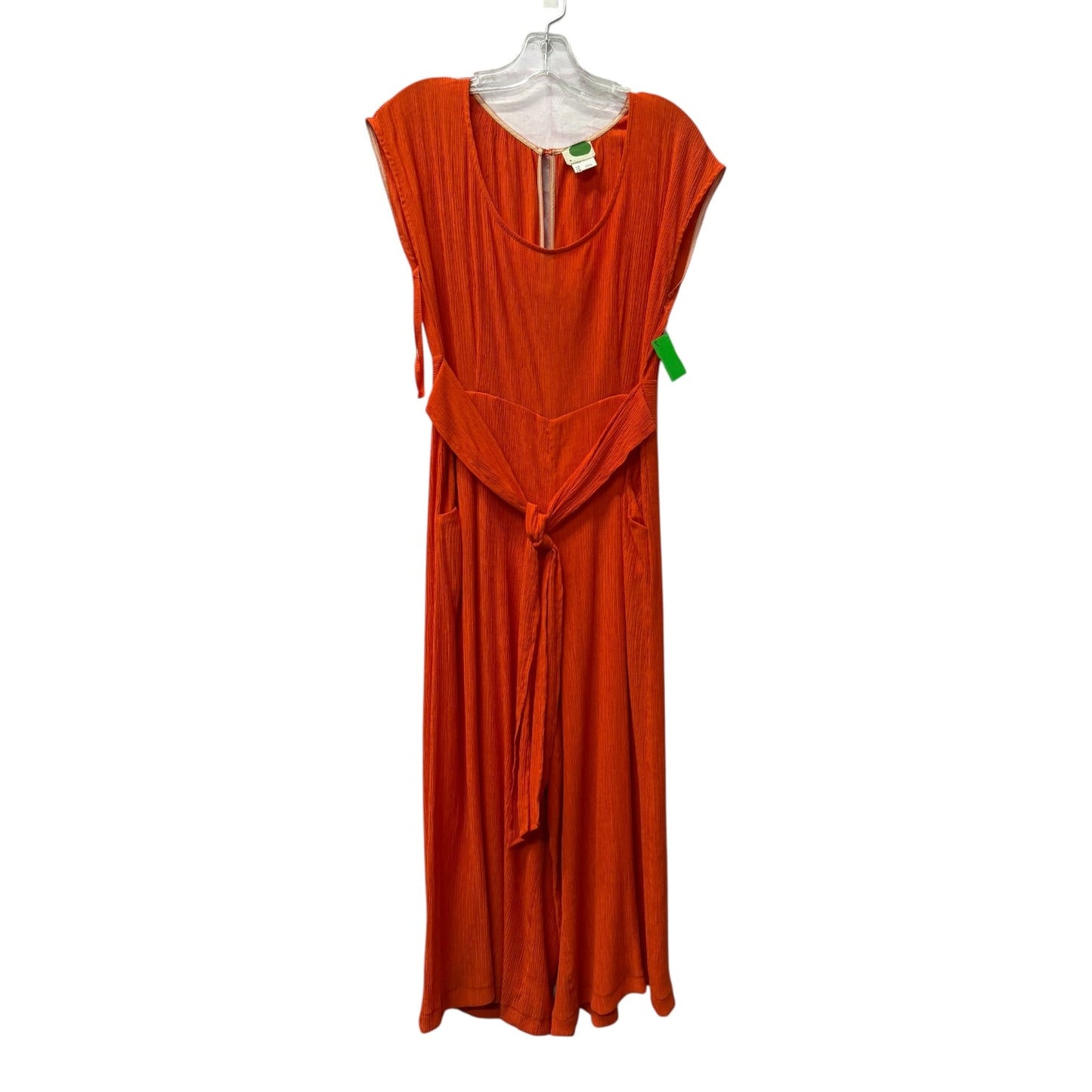 Jumpsuit By Anthropologie In Orange, Size:L