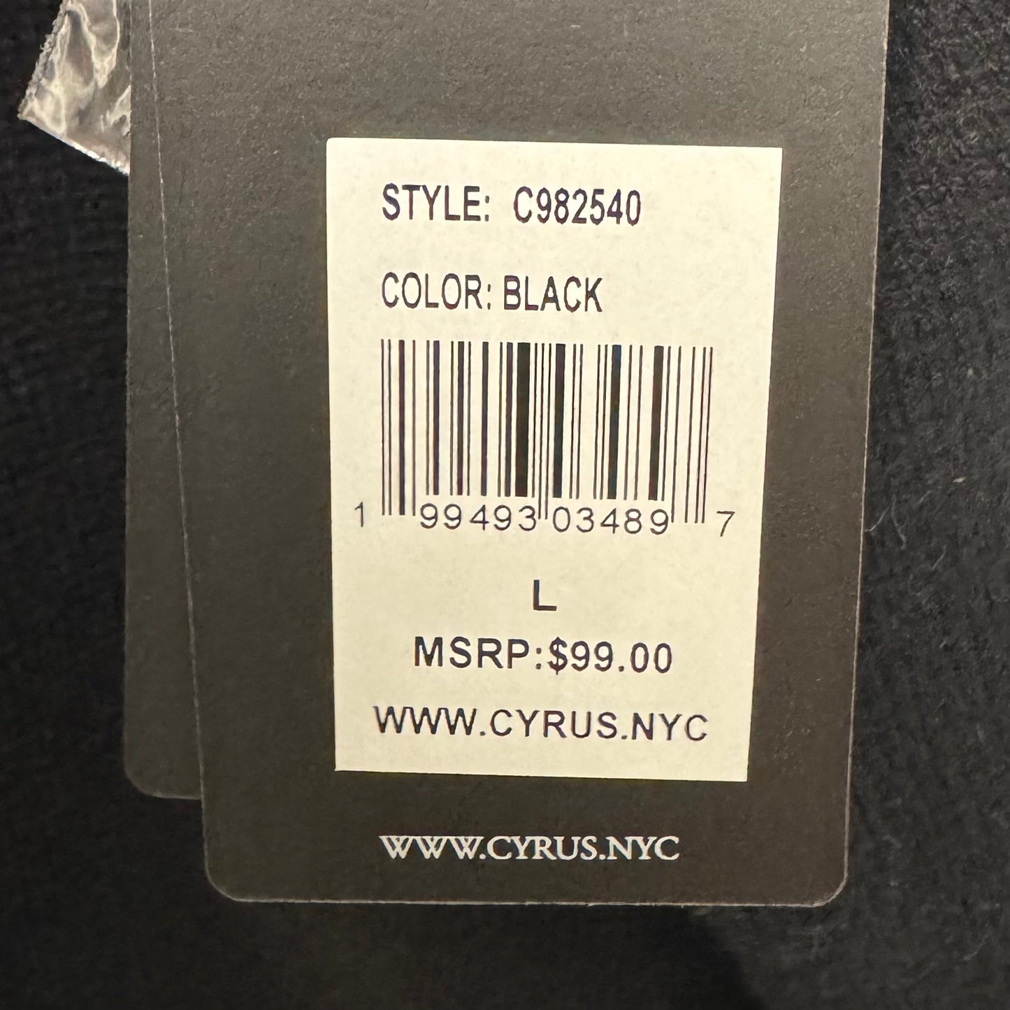 Sweater Cardigan By Cyrus In Black, Size: L