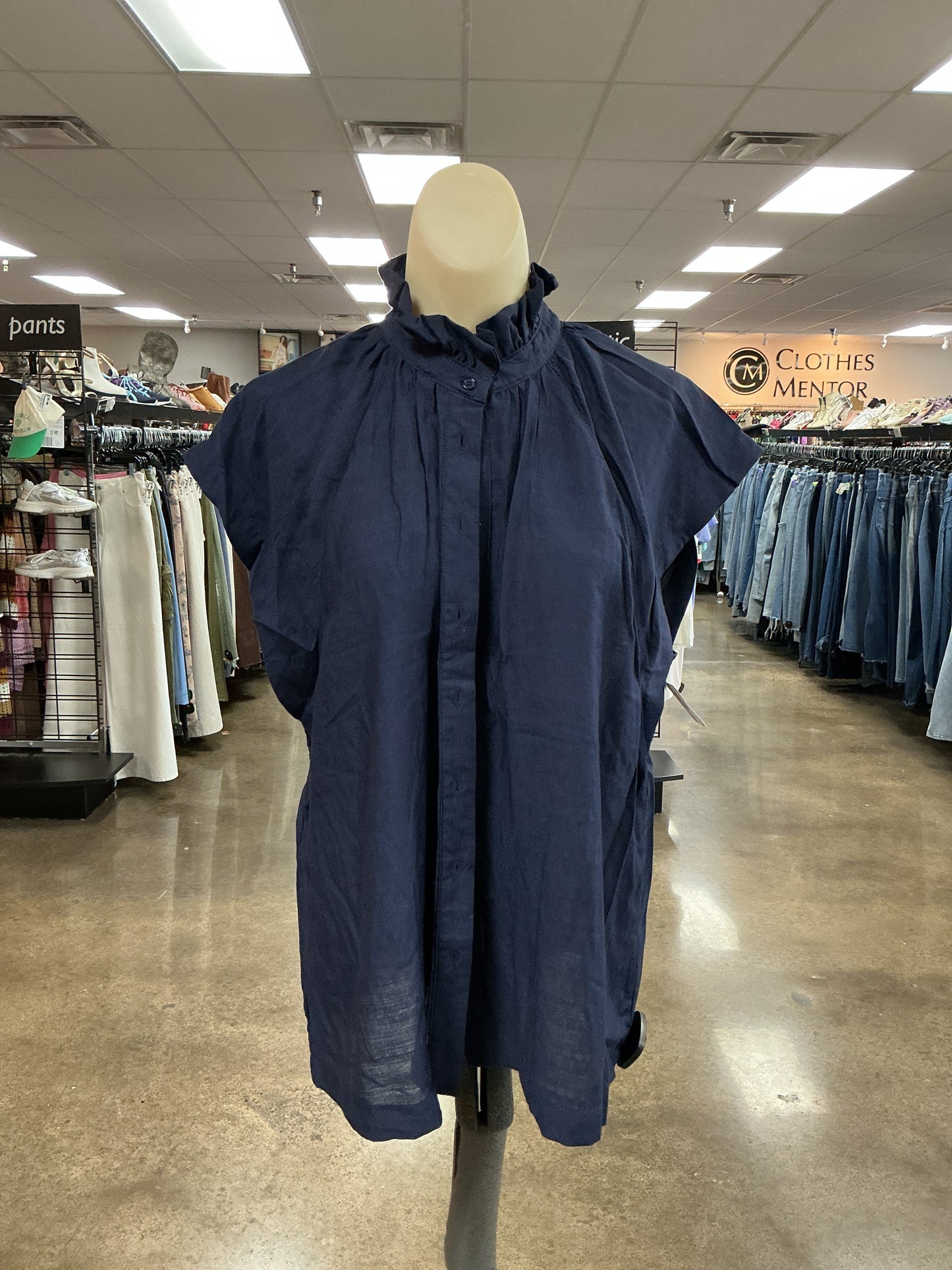 Top Ss By Umgee In Navy, Size:M