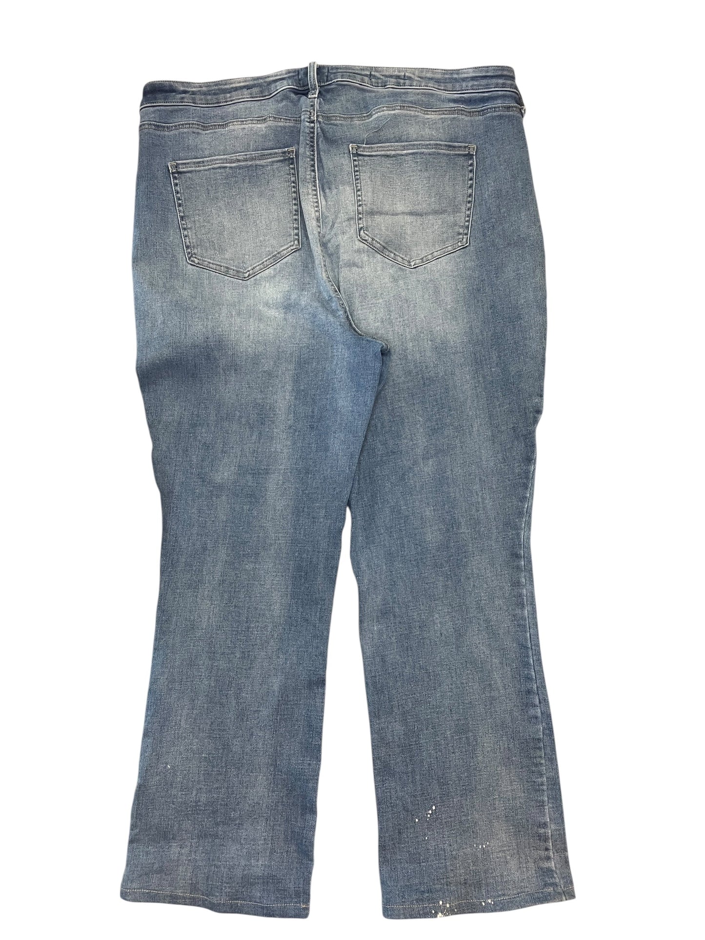 Jeans Boot Cut By Not Your Daughters Jeans In Blue Denim, Size:20