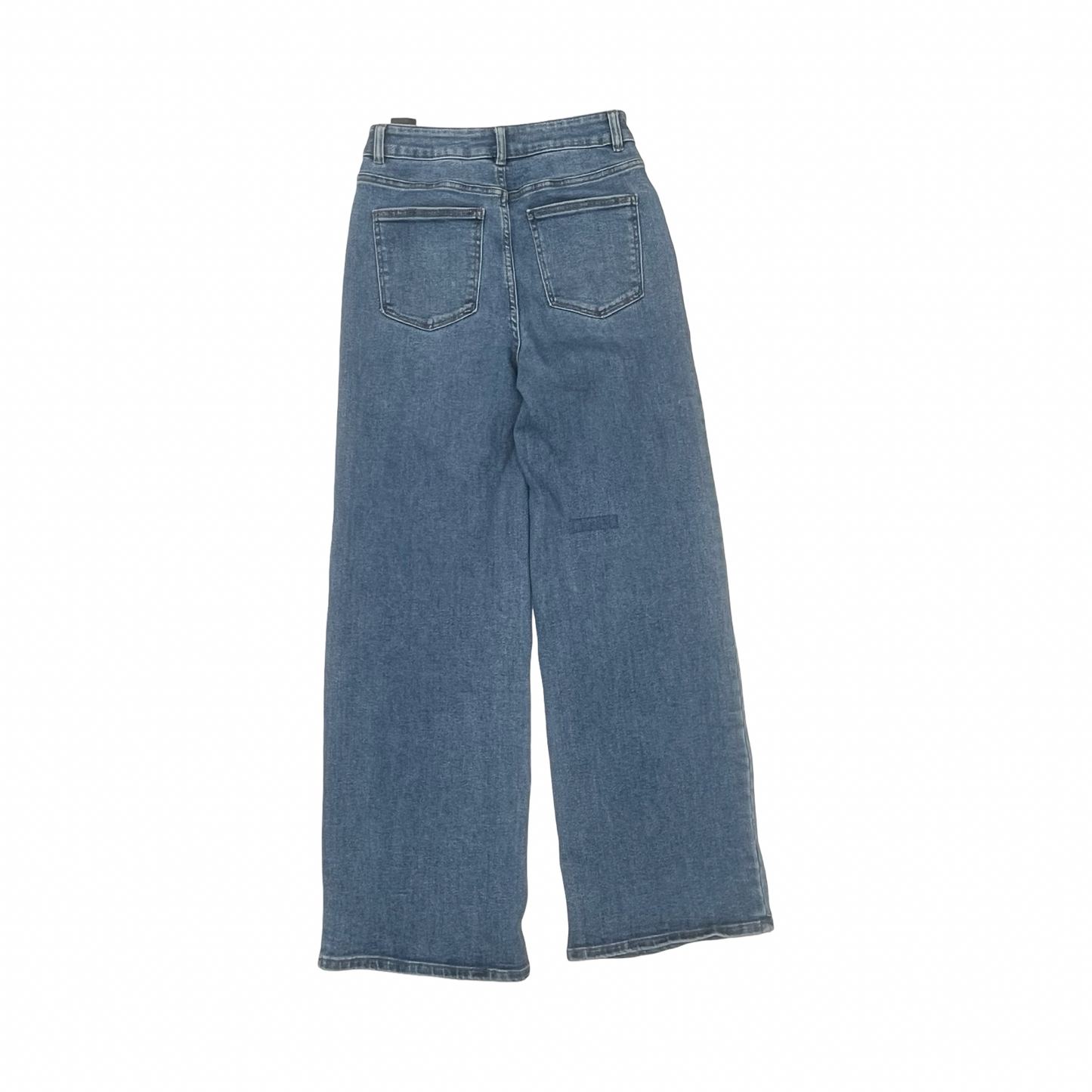 Jeans Wide Leg By Well Worn In Blue Denim, Size:4