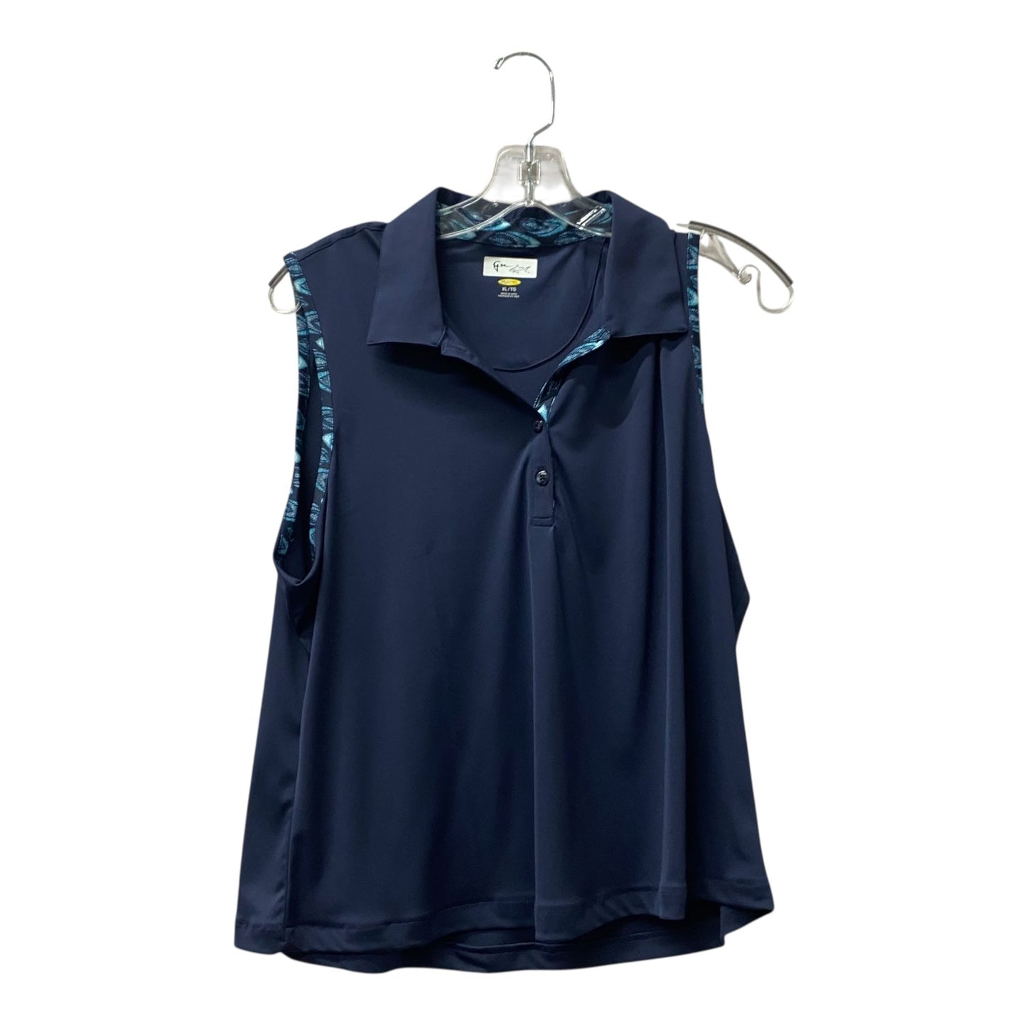 Athletic Tank Top By Cme In Navy, Size:Xl