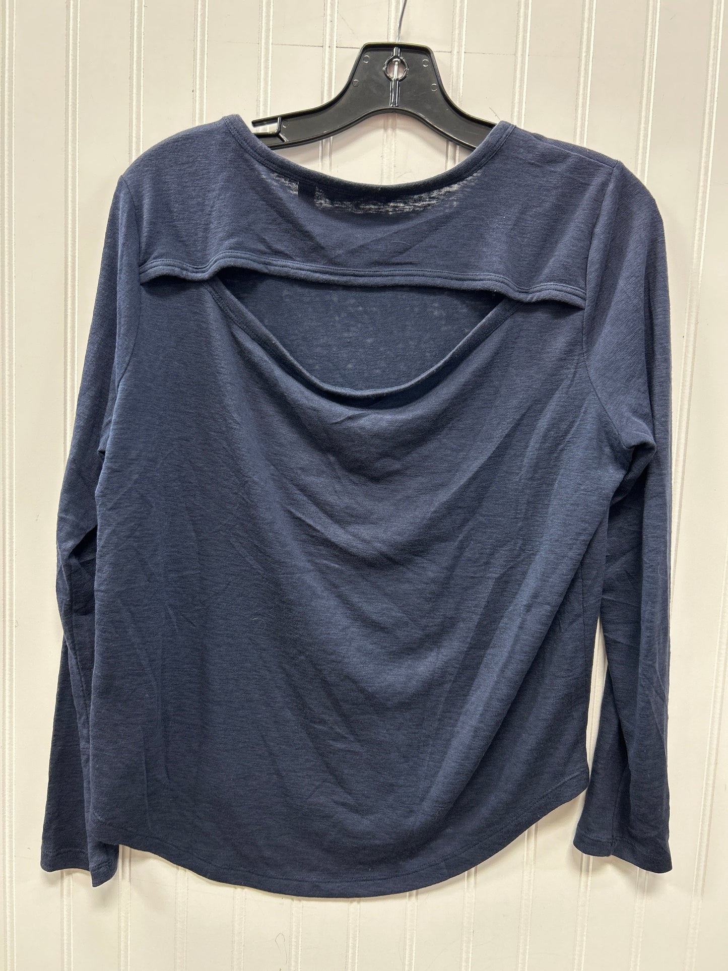 Athletic Top Ls Crewneck By Athleta In Blue, Size:S