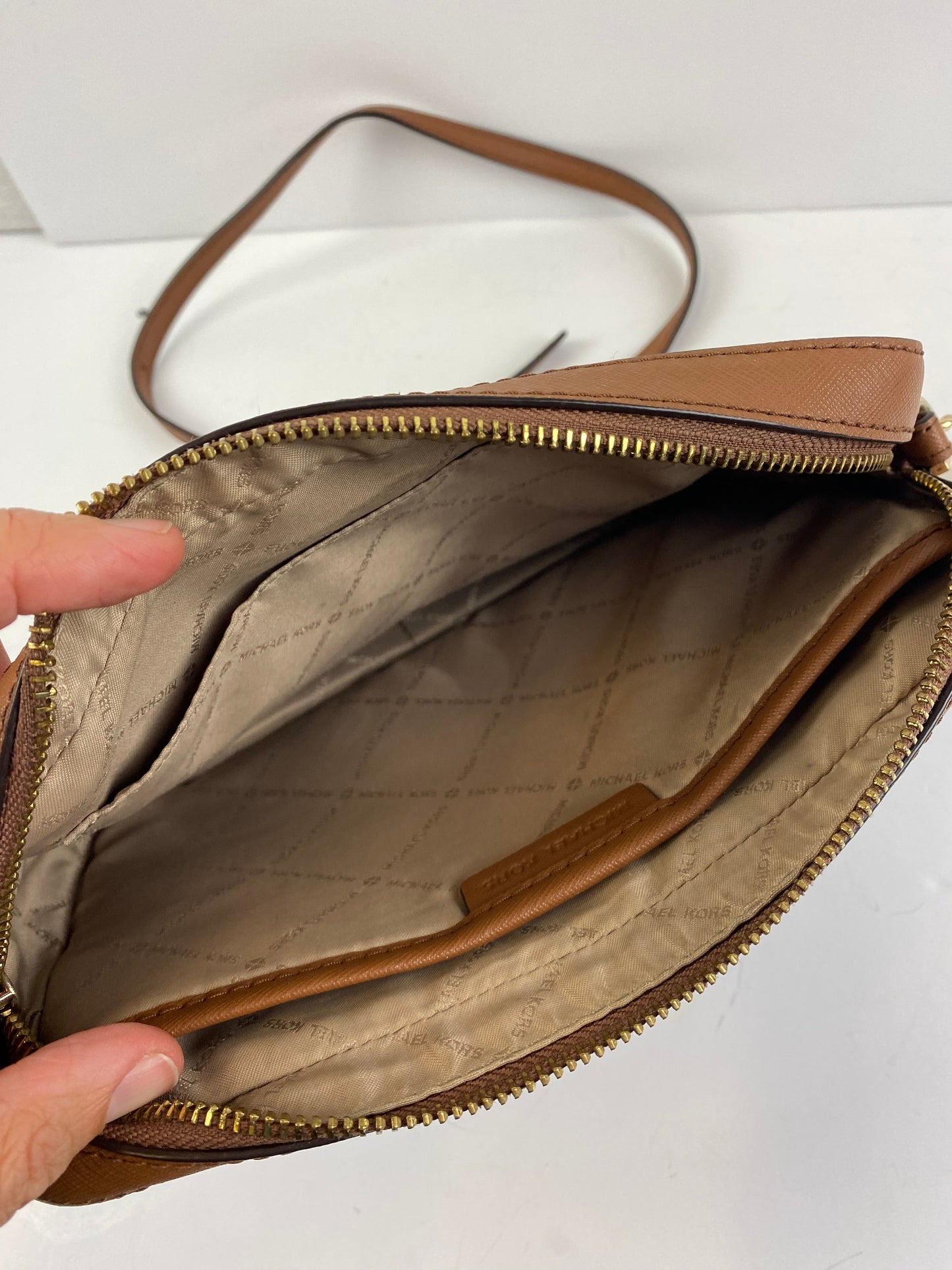 Crossbody Designer By Michael Kors, Size: Medium
