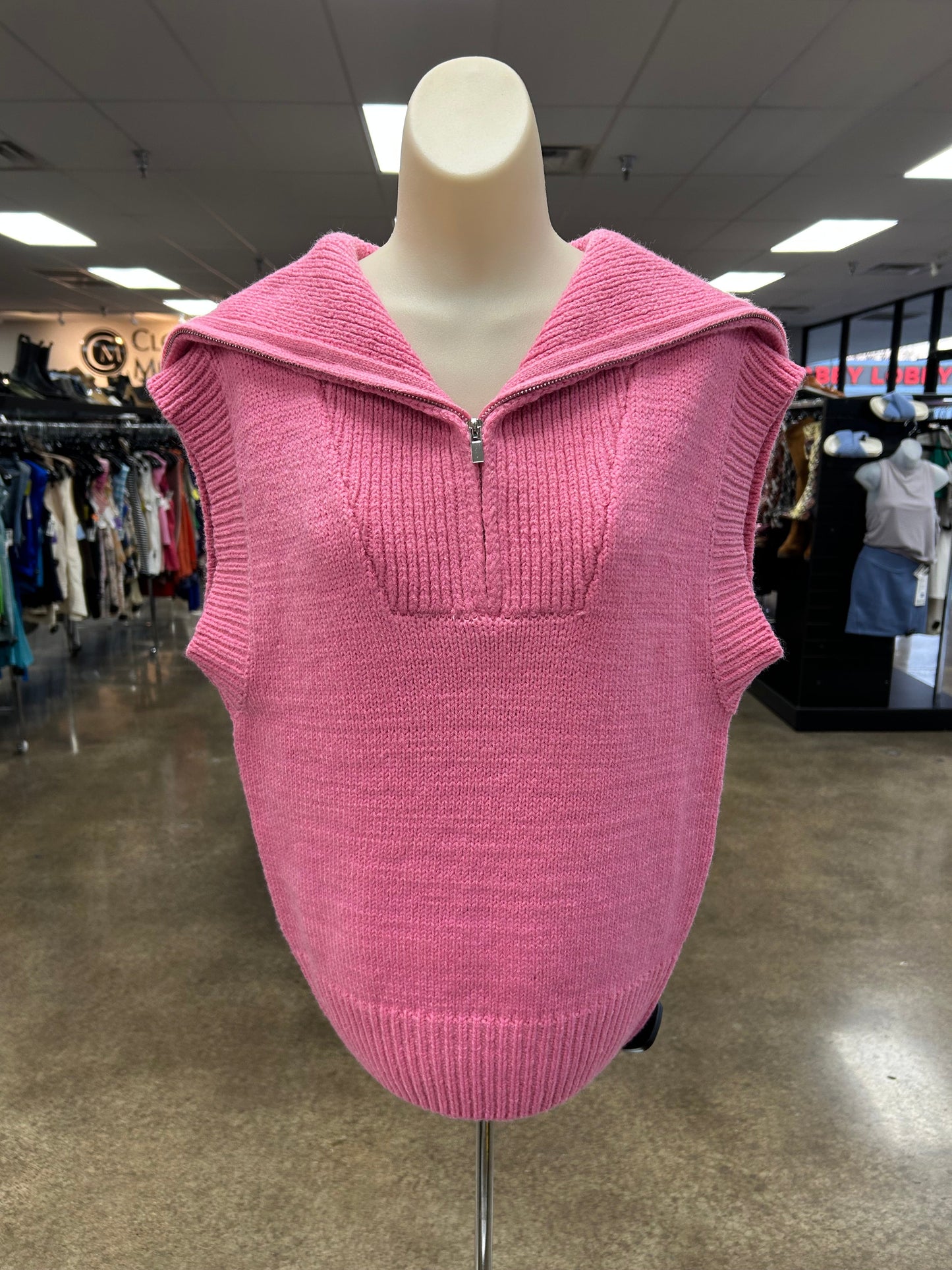 Sweater By English Factory In Pink, Size:M