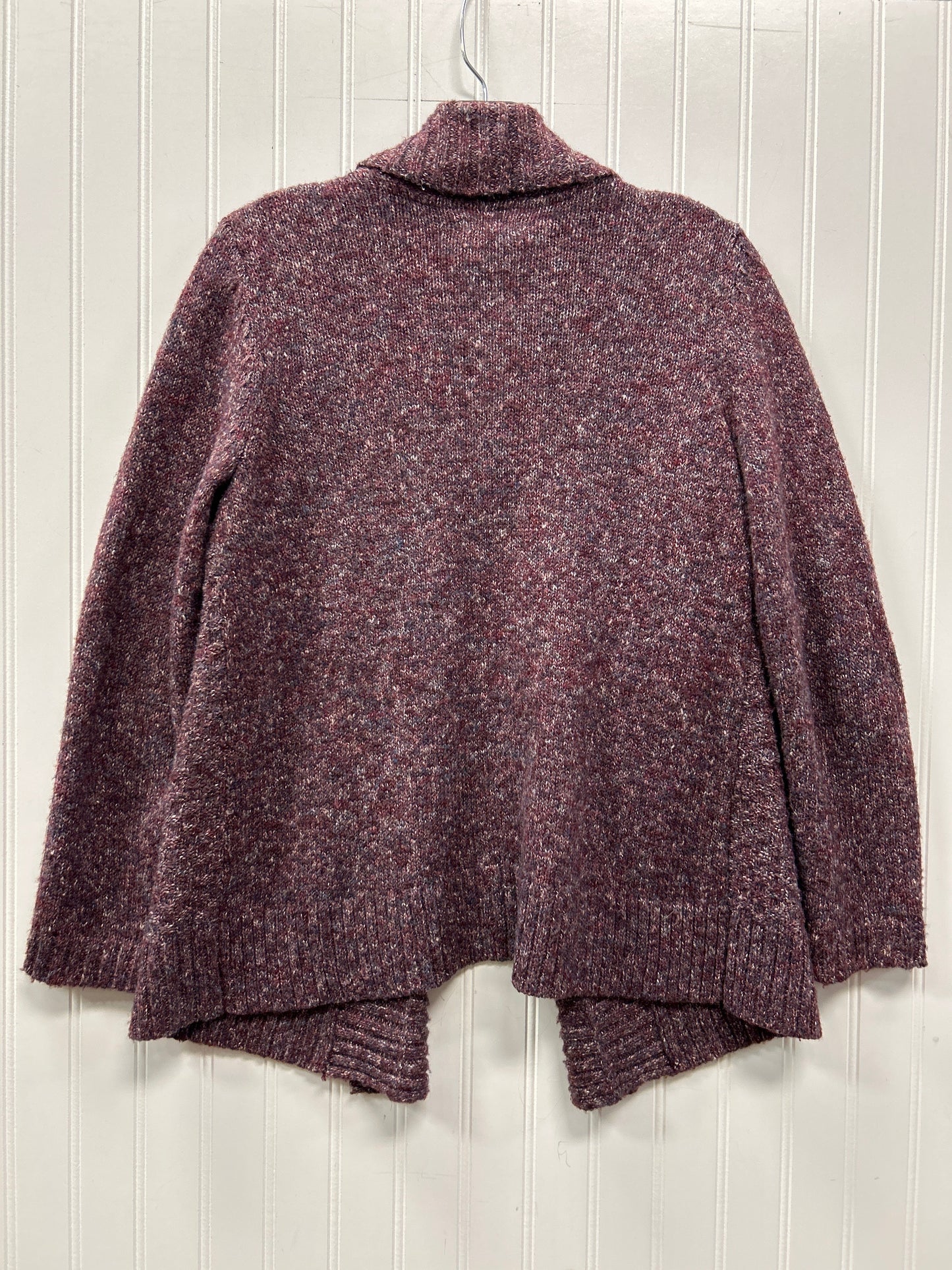 Sweater Cardigan By Croft And Barrow In Purple, Size:Mp