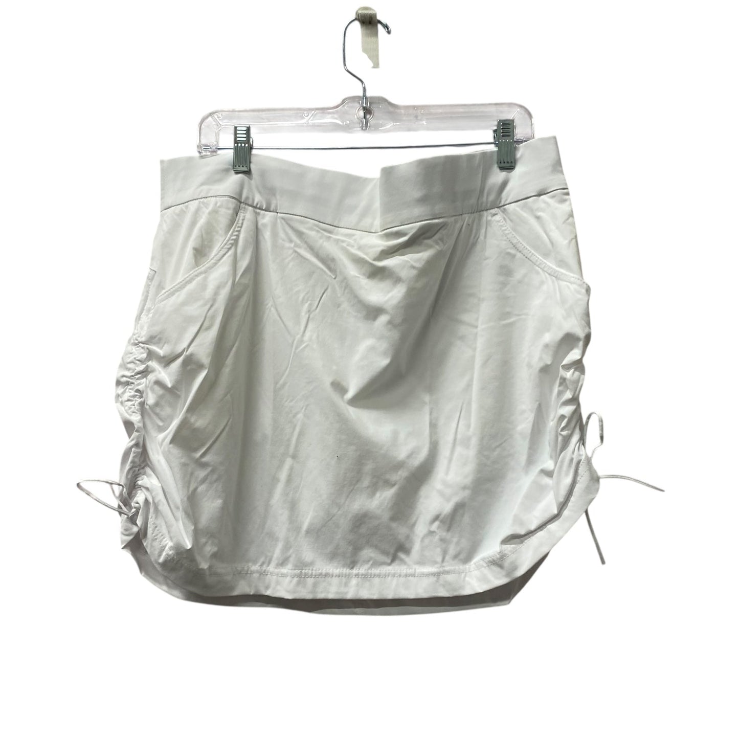 Athletic Skort By Columbia In White, Size:Xl