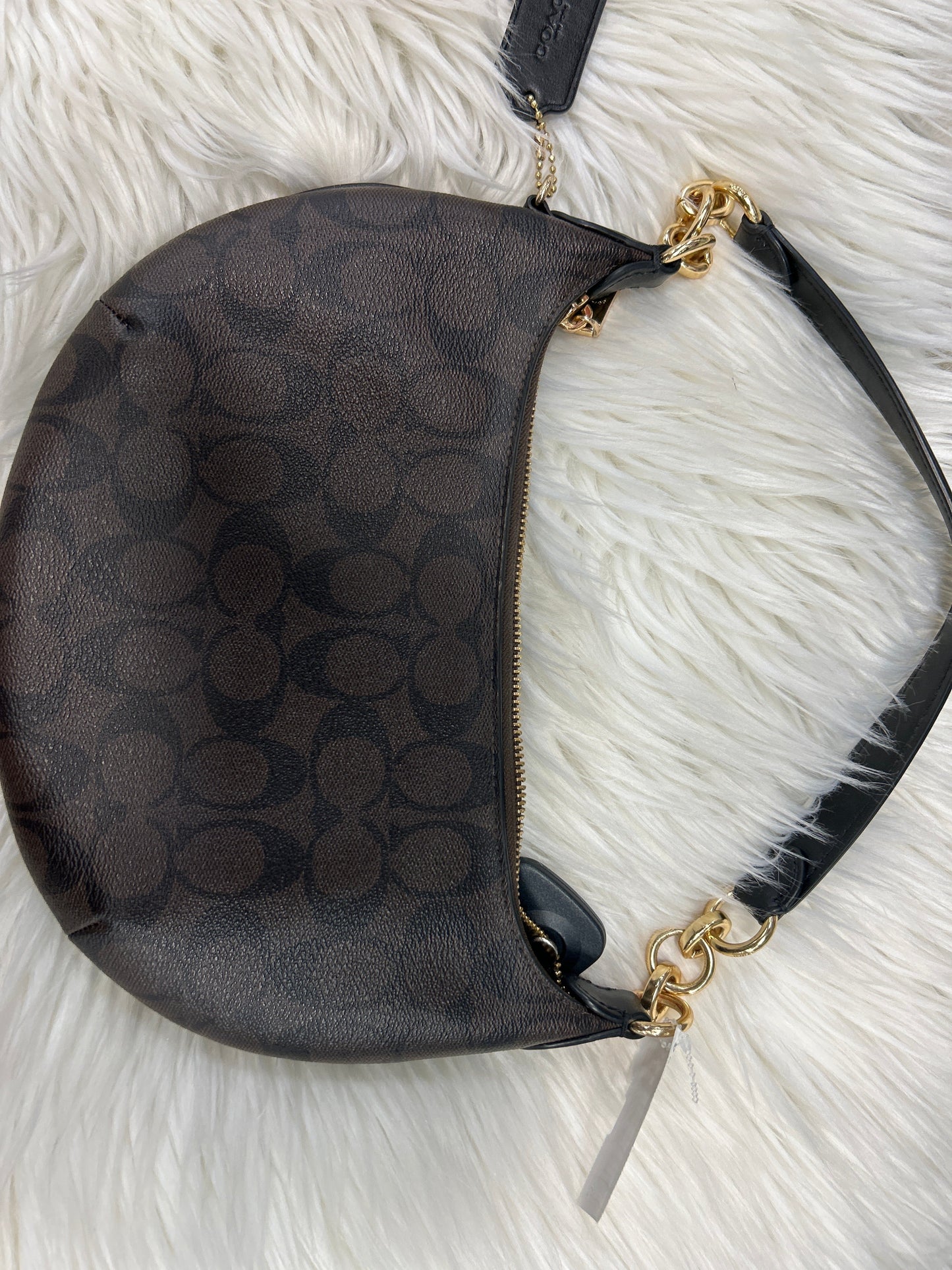 Handbag Designer By Coach In Brown, Size:Small
